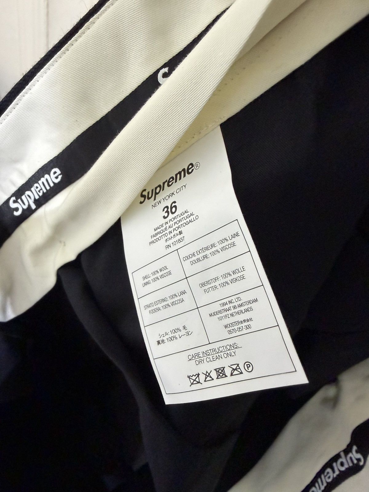 Supreme Supreme Lochcarron Wool Suit TOP & BOTTOM SS22 Size 36R - 5 Thumbnail