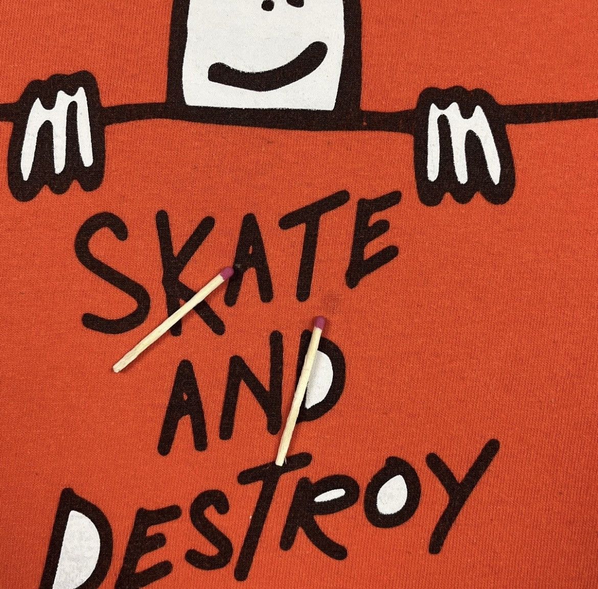 Thrasher Vintage Thrasher Skate and Destroy big logo skate tee 90’s Size US L / EU 52-54 / 3 - 4 Thumbnail