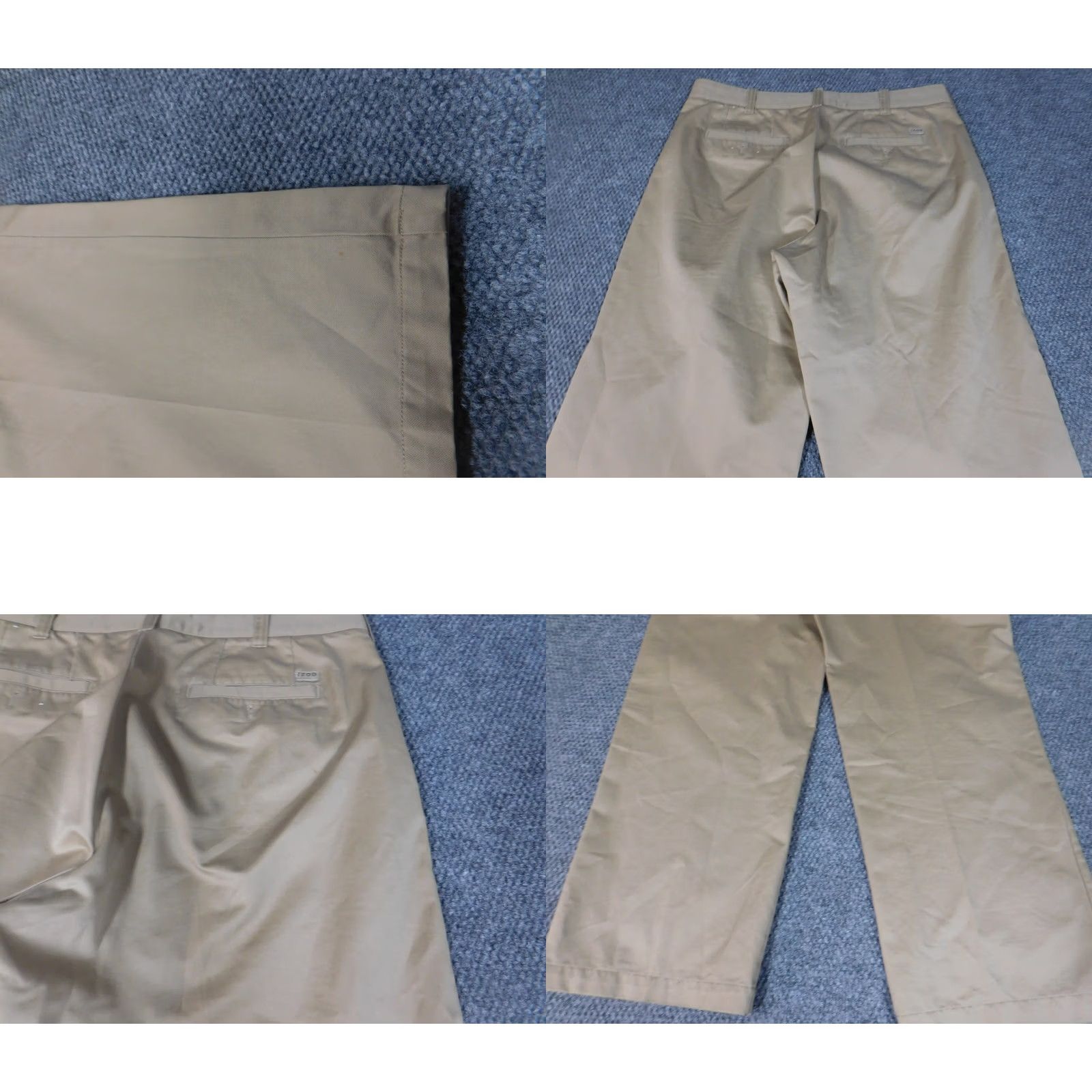 Izod Izod Pants Mens 36x33 beige regular Straight chino classic Size US 32 / EU 48 - 9 Thumbnail