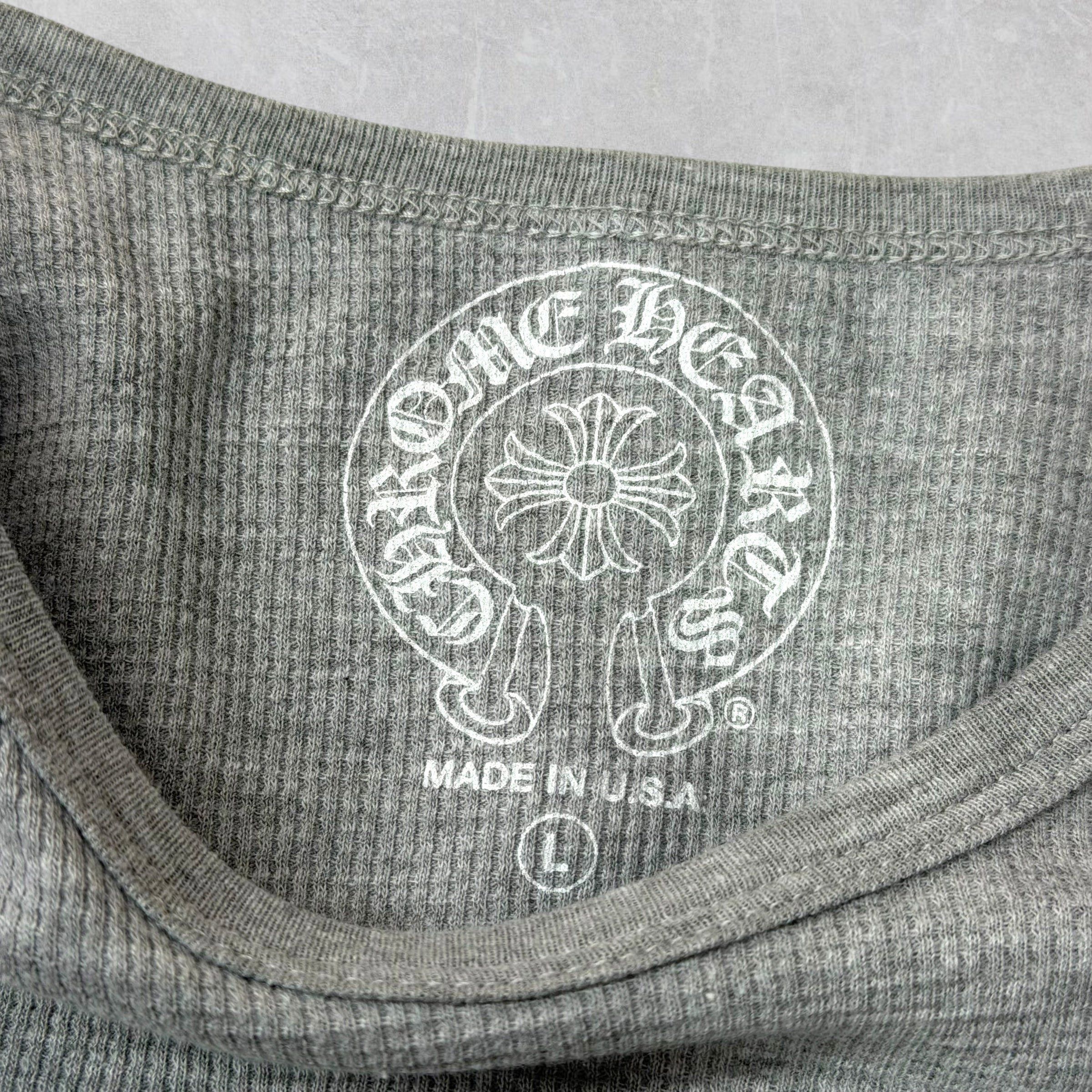 Chrome Hearts Chrome Hearts Scroll Logo Grey Thermal L/S L Size US L / EU 52-54 / 3 - 5 Thumbnail