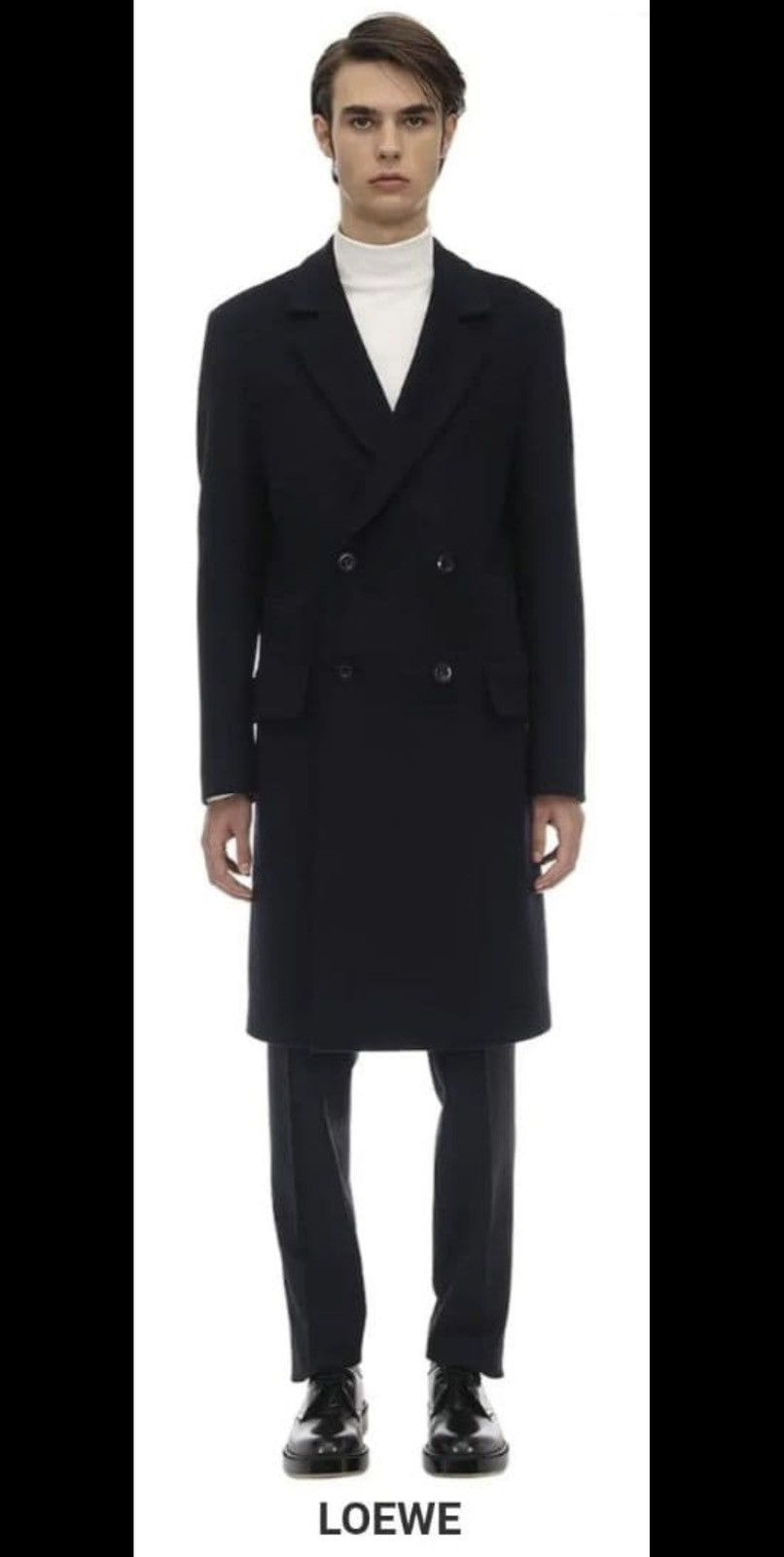 Loewe Authentic, Runway Loewe Leather Patch Fur-Trimmed Coat Size US S / EU 44-46 / 1 - 15 Thumbnail