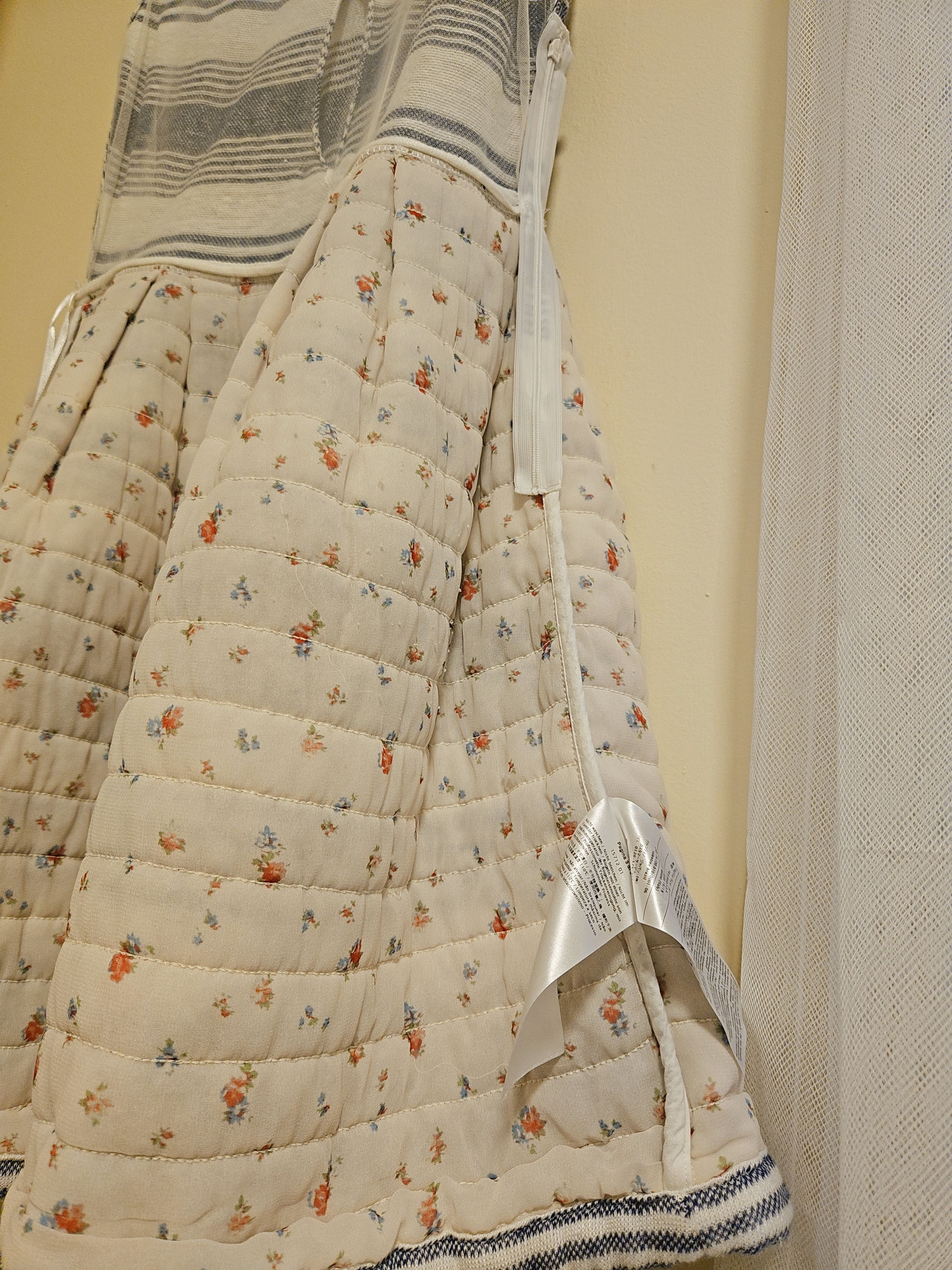 RED Valentino × Vintage Red Valentino Garavani Bow Tie Stripe Pattern Linen Dress Size S / US 4 / IT 40 - 19 Thumbnail