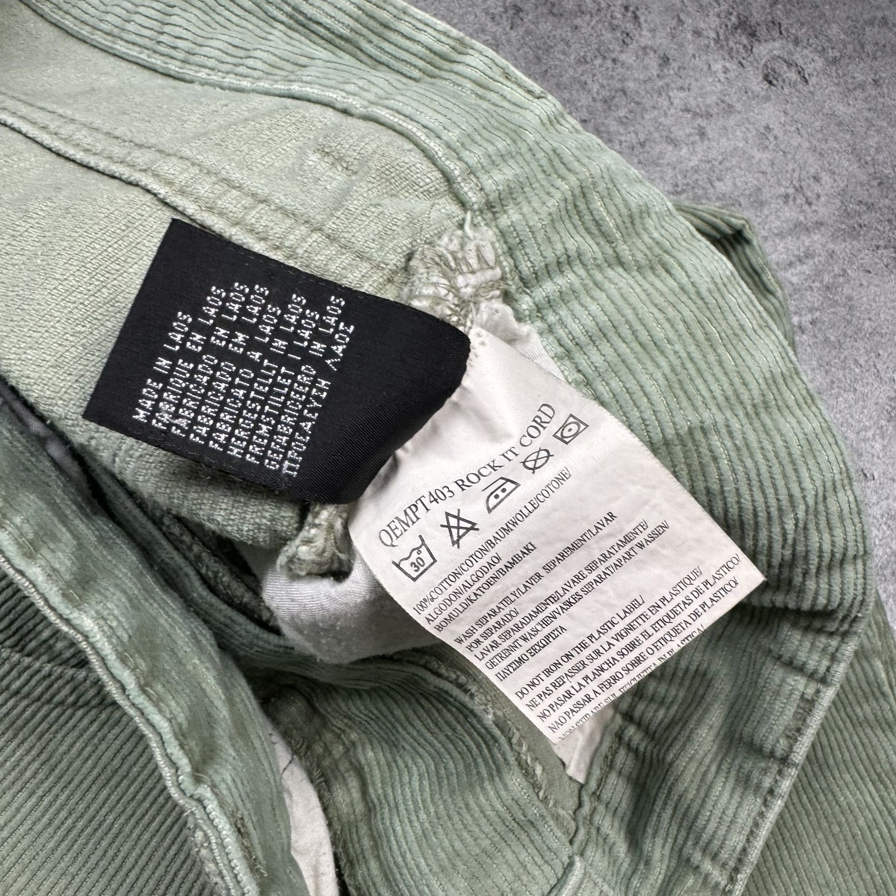 Quiksilver × Vintage Green corduroy trousers vintage Quiksilver Size US 32 / EU 48 - 7 Thumbnail