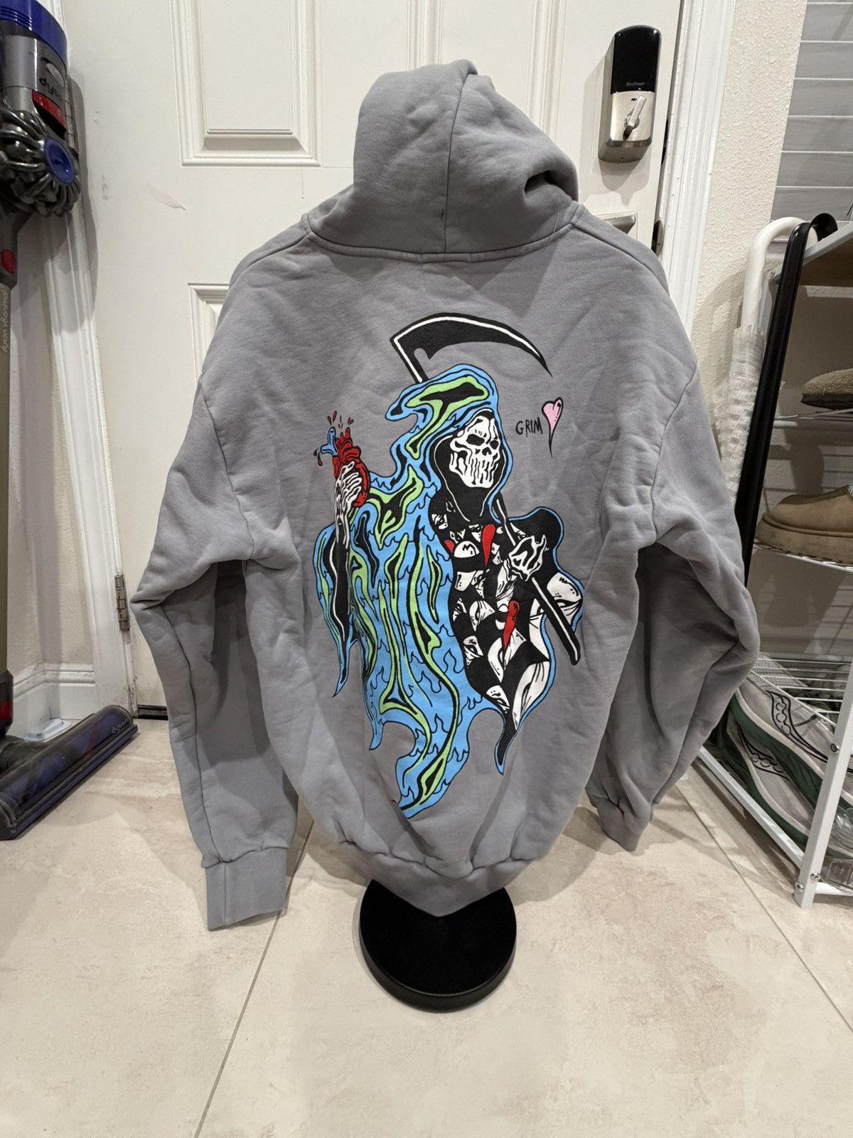 Warren Lotas x Matty Boy Grim Reaper hoodie