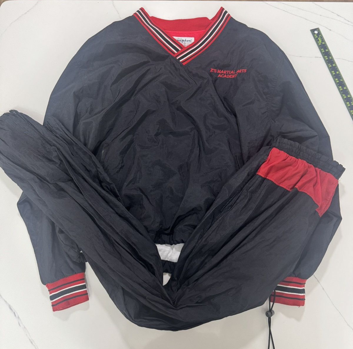 Champion Vintage Champion Martial Arts Windbreaker Set 🥋🔥 Size US L / EU 52-54 / 3 - 1 Thumbnail