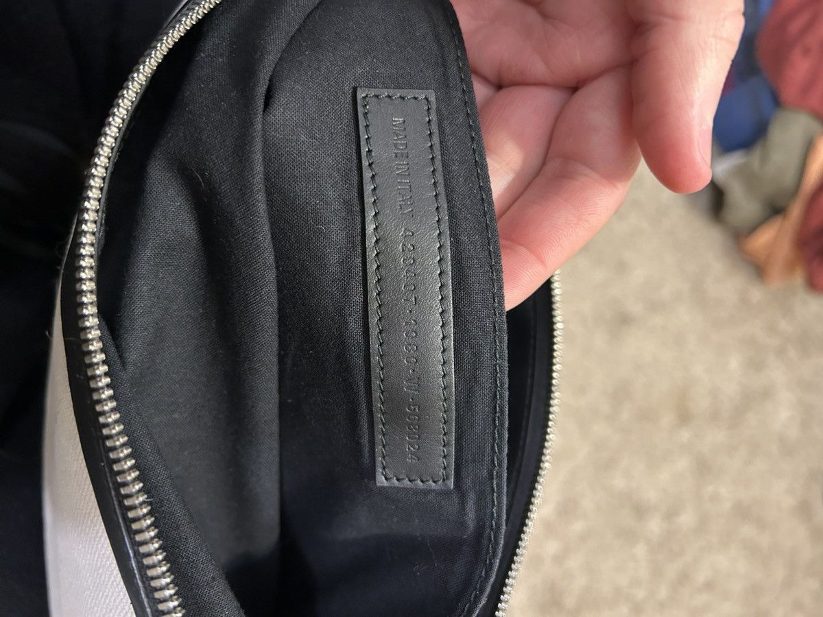 Balenciaga × Designer Balenciaga Canvas Pouch Clutch Made in Italy Authentic Size ONE SIZE - 4 Thumbnail