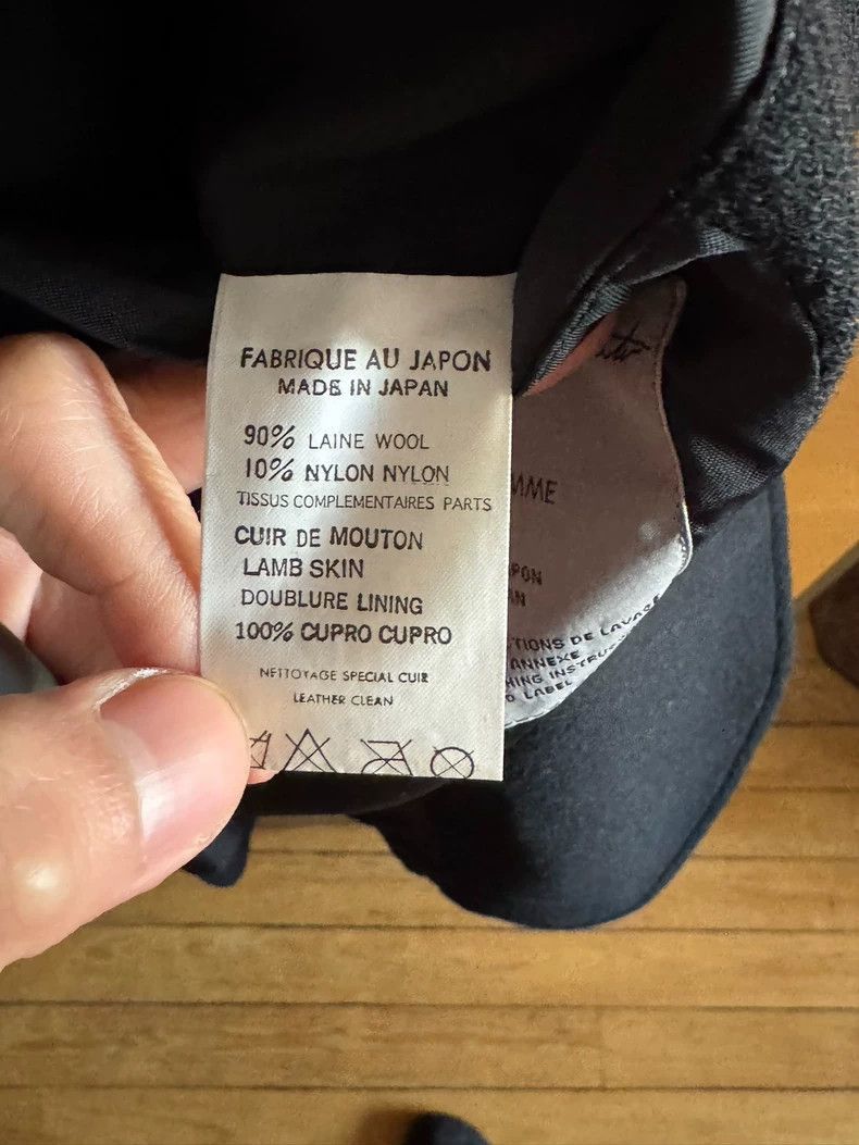 Yohji Yamamoto Yohji Yamamoto Yohji Yamamoto 09AW Leather Jacket Size US M / EU 48-50 / 2 - 6 Thumbnail