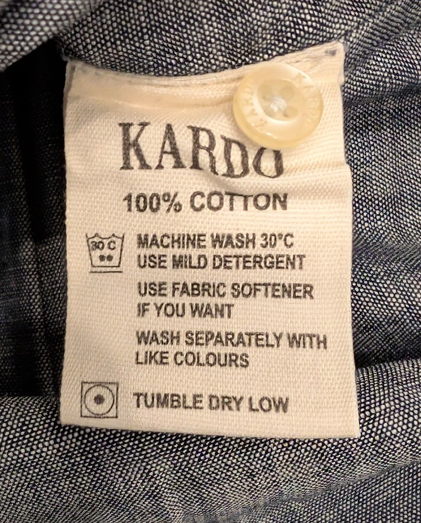 Kardo Kardo Full Zip Lightweight Chambray Jacket Size US M / EU 48-50 / 2 - 4 Thumbnail