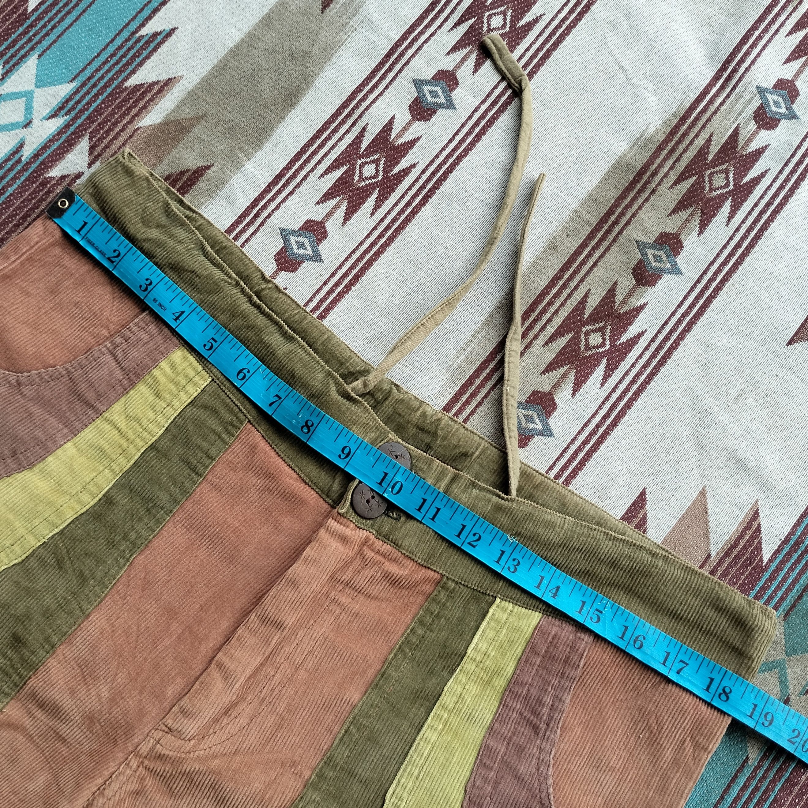 Vintage Vintage Nepal Hammock super wide leg corduroy pants Size US 37 - 10 Thumbnail