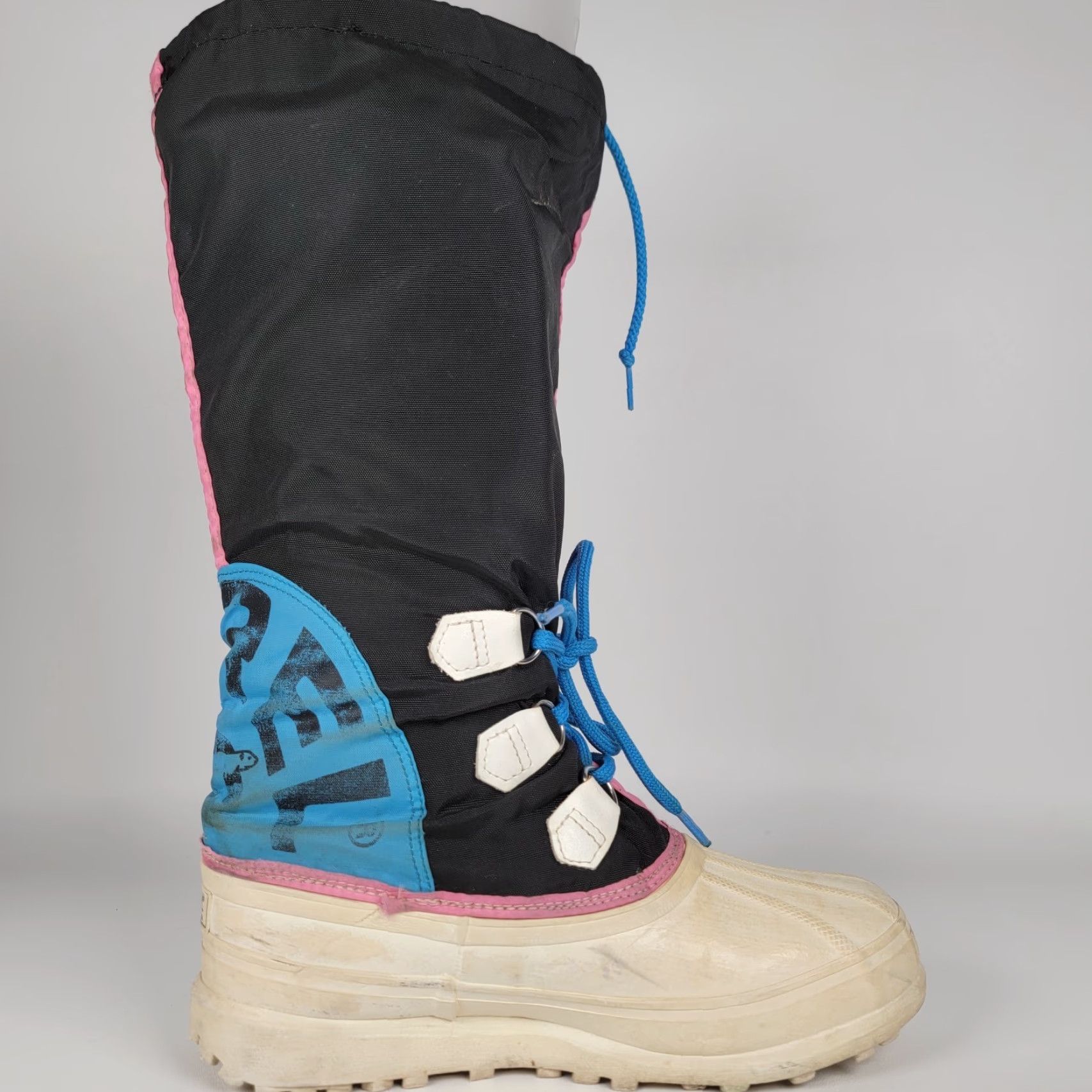 SOREL VINTAGE 90’s SOREL Freestyle Nylon Tall Big Logo Ski Snow Boots, Size 9 Women Size US 9 / IT 39 - 6 Thumbnail