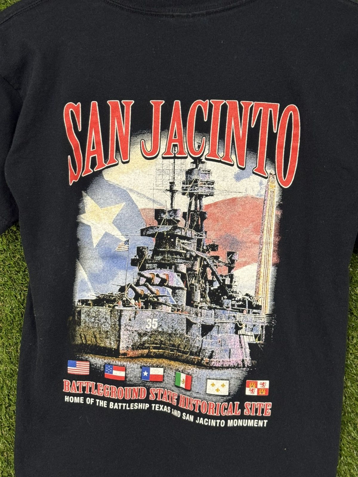 Vintage Vintage Gildan Battleship Navy Military Tee Youth Large Size US XXS / EU 40 - 2 Thumbnail