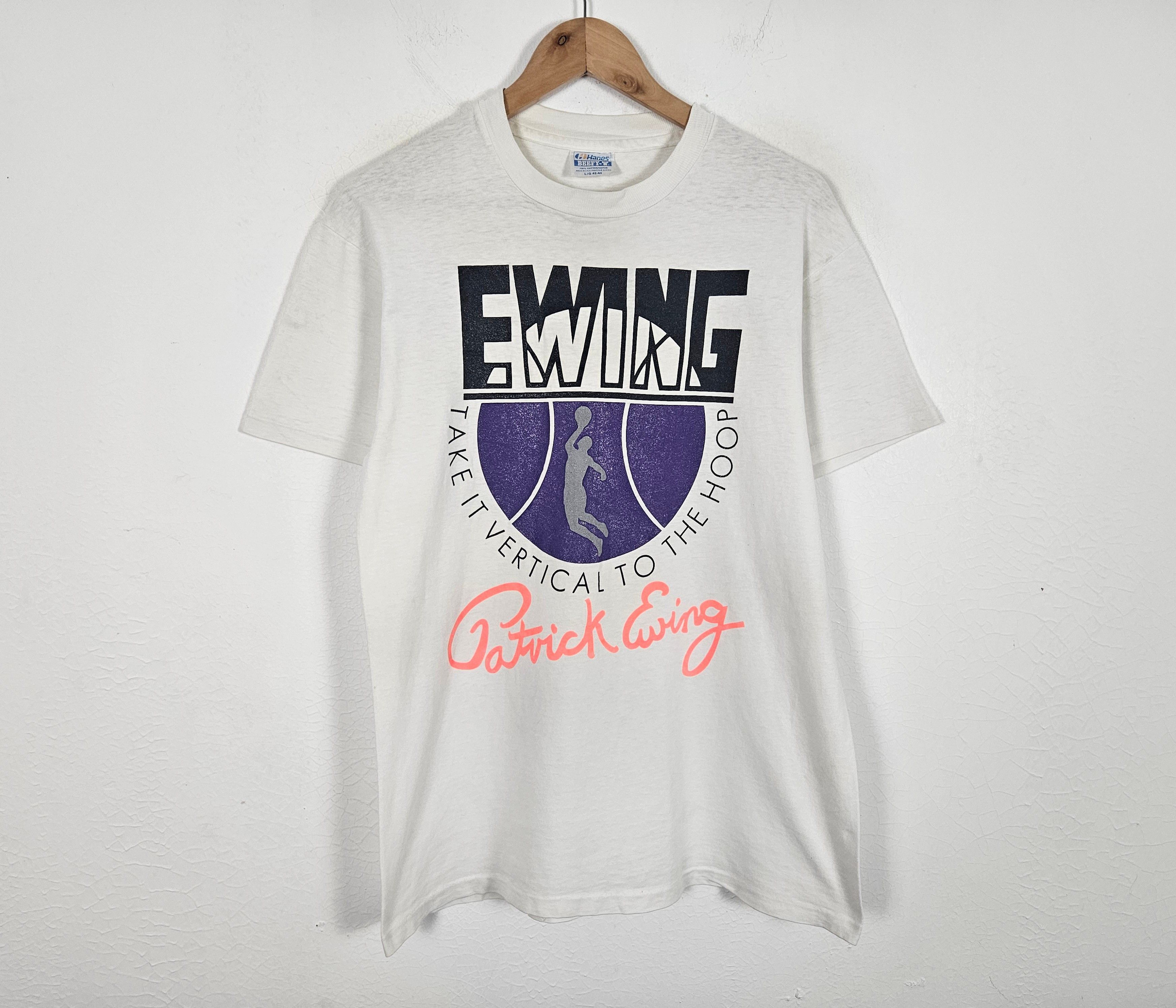 NBA Vintage 90s Patrick Ewing Shirt Size US L / EU 52-54 / 3 - 2 Thumbnail