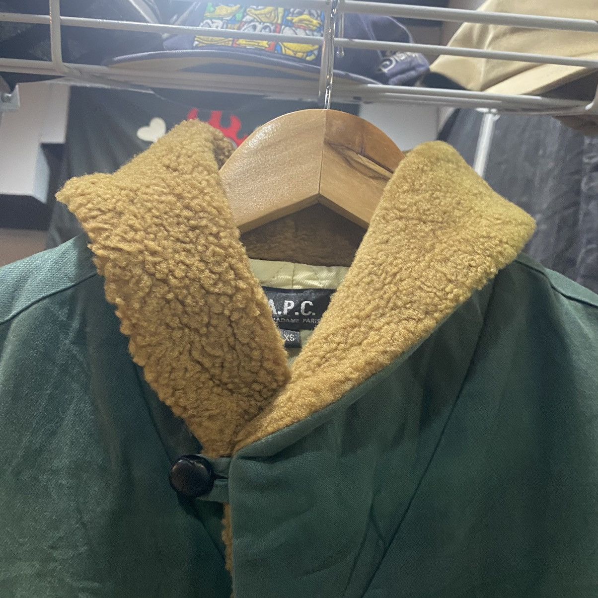 A.P.C. APC Fur Multi Pocket Jacket Size US XS / EU 42 / 0 - 12 Thumbnail