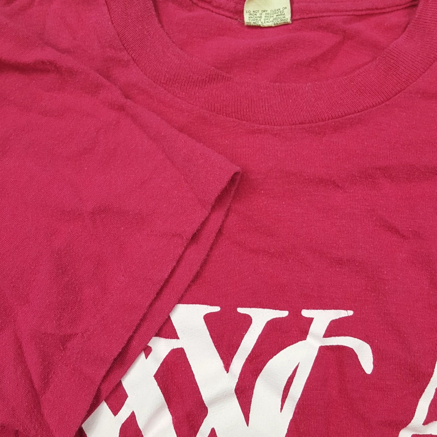 Vintage Vintage 80s YWCA Pink Retro Sports Women's Small Short Sleeve T Shirt Top USA Size S / US 4 / IT 40 - 4 Thumbnail