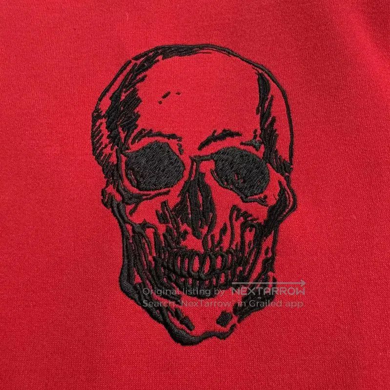 Alexander McQueen Alexander McQueen Red Embroidered Long Sleeve Jacket . Size US XL / EU 56 / 4 - 2 Thumbnail