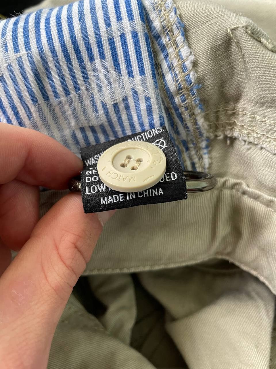 Japanese Brand Vintage Rick Owens Junya Watanabe Style Cargo Pants Size US 32 / EU 48 - 11 Thumbnail