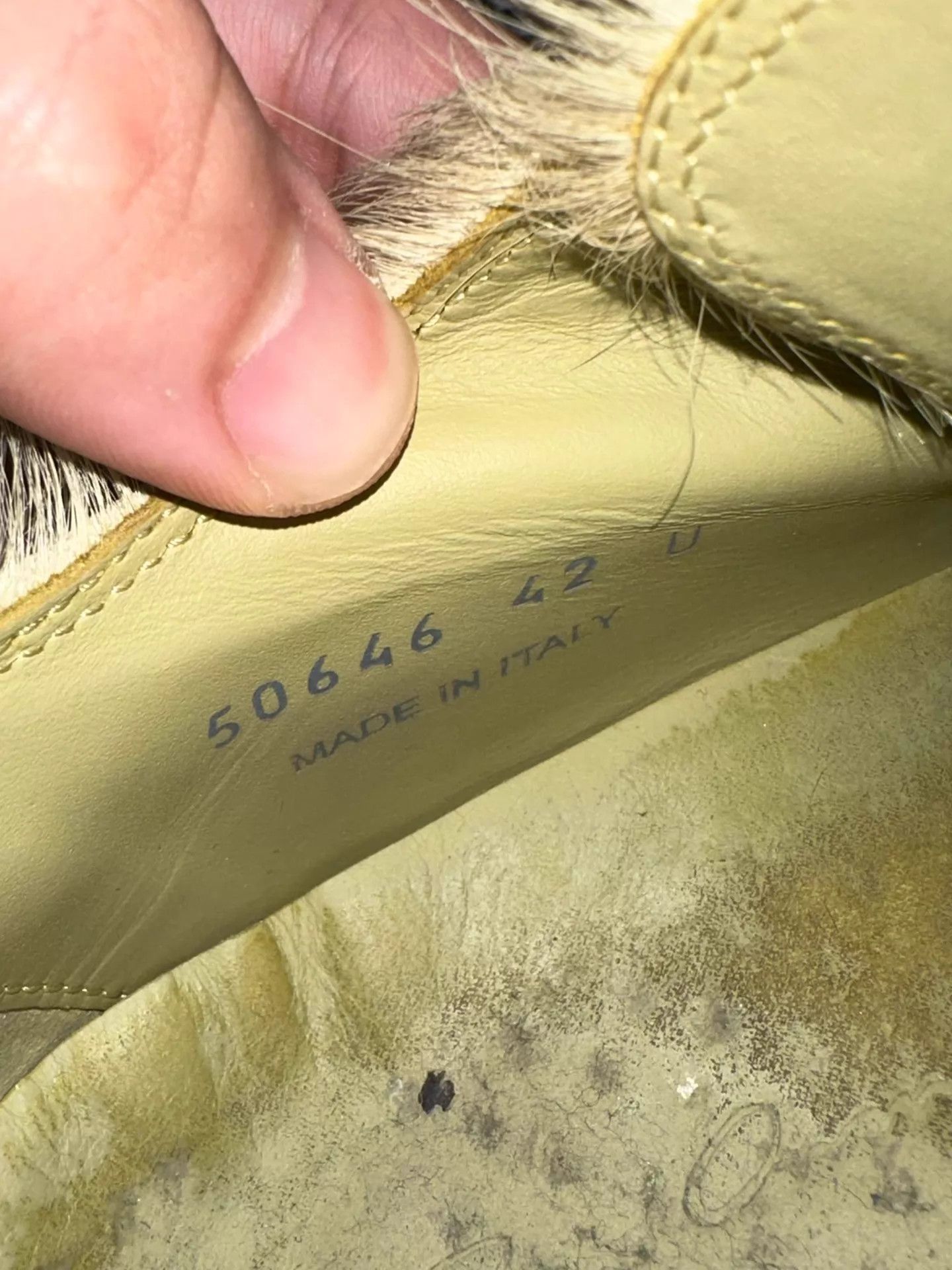 Rick Owens Rick Owens Green Horse Hair Low Top Big Converse 42 Size US 9 / EU 42 - 6 Thumbnail