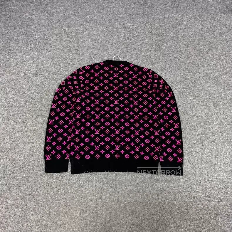 Louis Vuitton Louis Vuitton Cashmere full-print presbyopic sweater Size US XL / EU 56 / 4 - 1 Thumbnail
