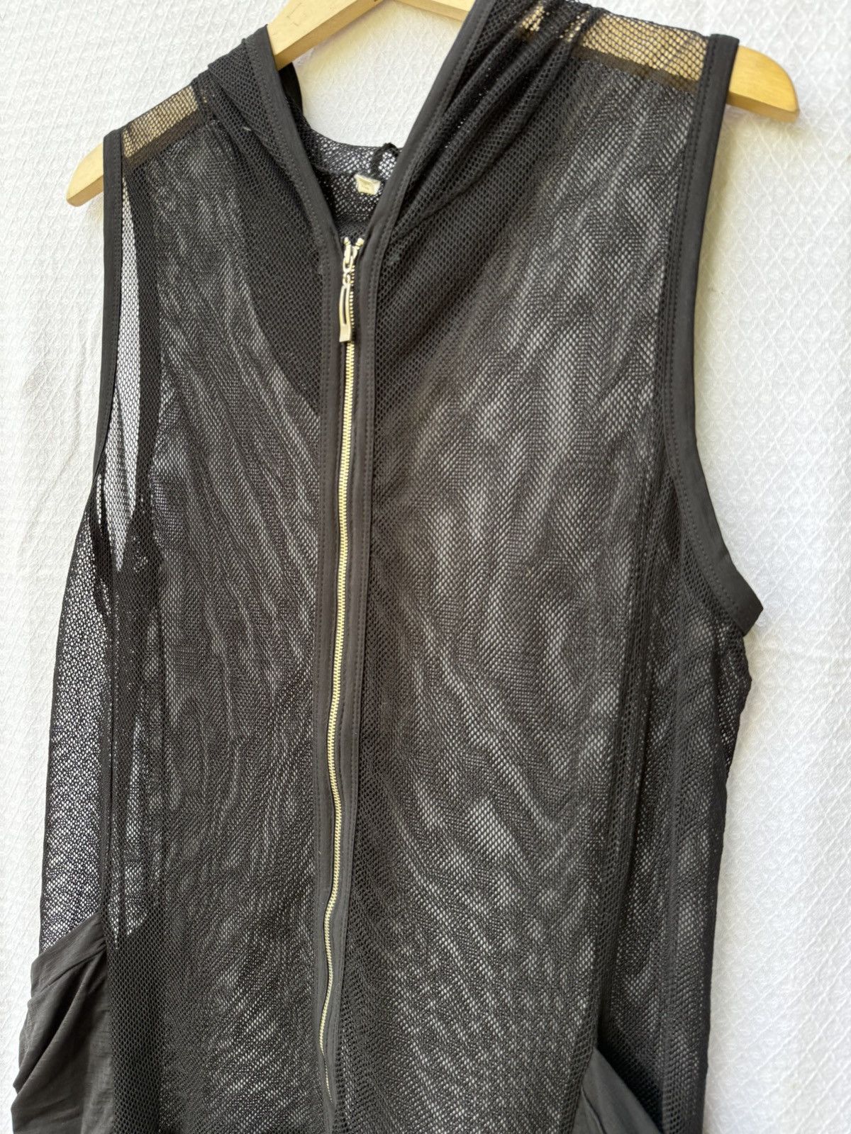 Japanese Brand Fishnet vest zip hoodie Size US L / EU 52-54 / 3 - 3 Thumbnail