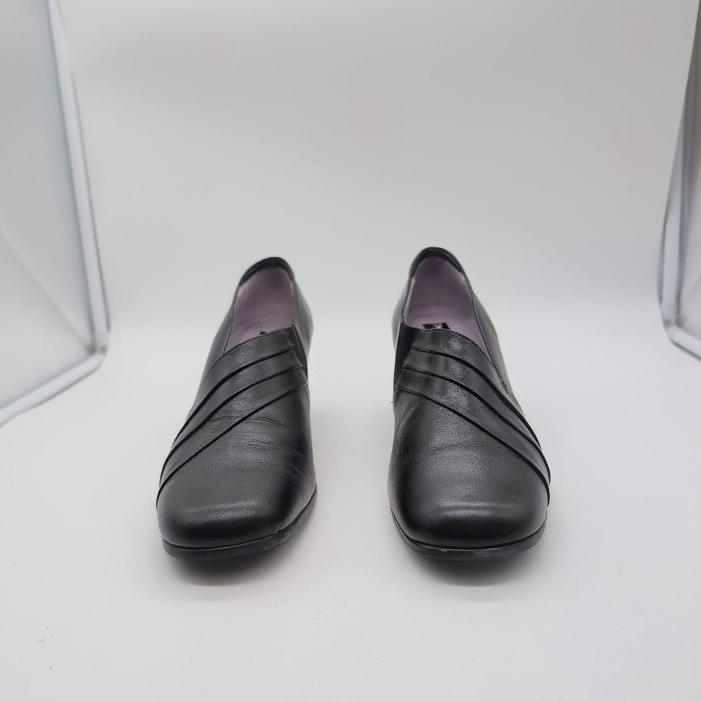 Designer BeautiFeel Black Heels Sz 9 / 42 Anne 9059 Leather With Size US 9 / IT 39 - 2 Thumbnail