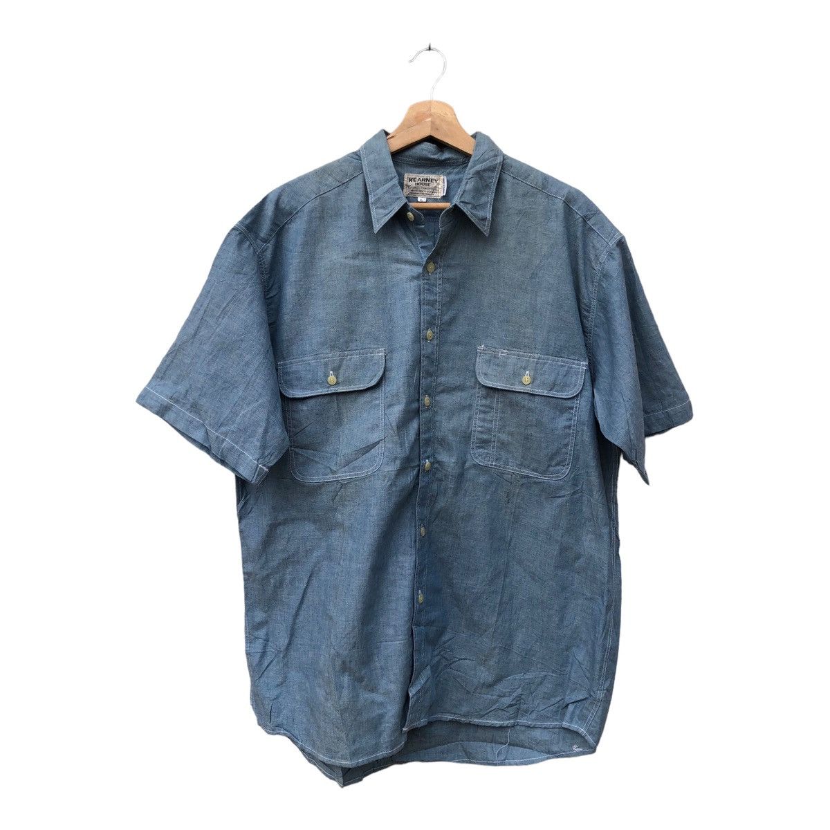 Japanese Brand Kearney House Vintage Shirt Button up Size US L / EU 52-54 / 3 - 1 Thumbnail