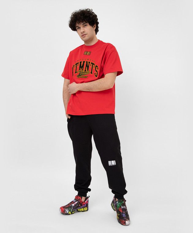 Vetements o1y0924 T-Shirt in Red/Black Size US S / EU 44-46 / 1 - 2 Thumbnail