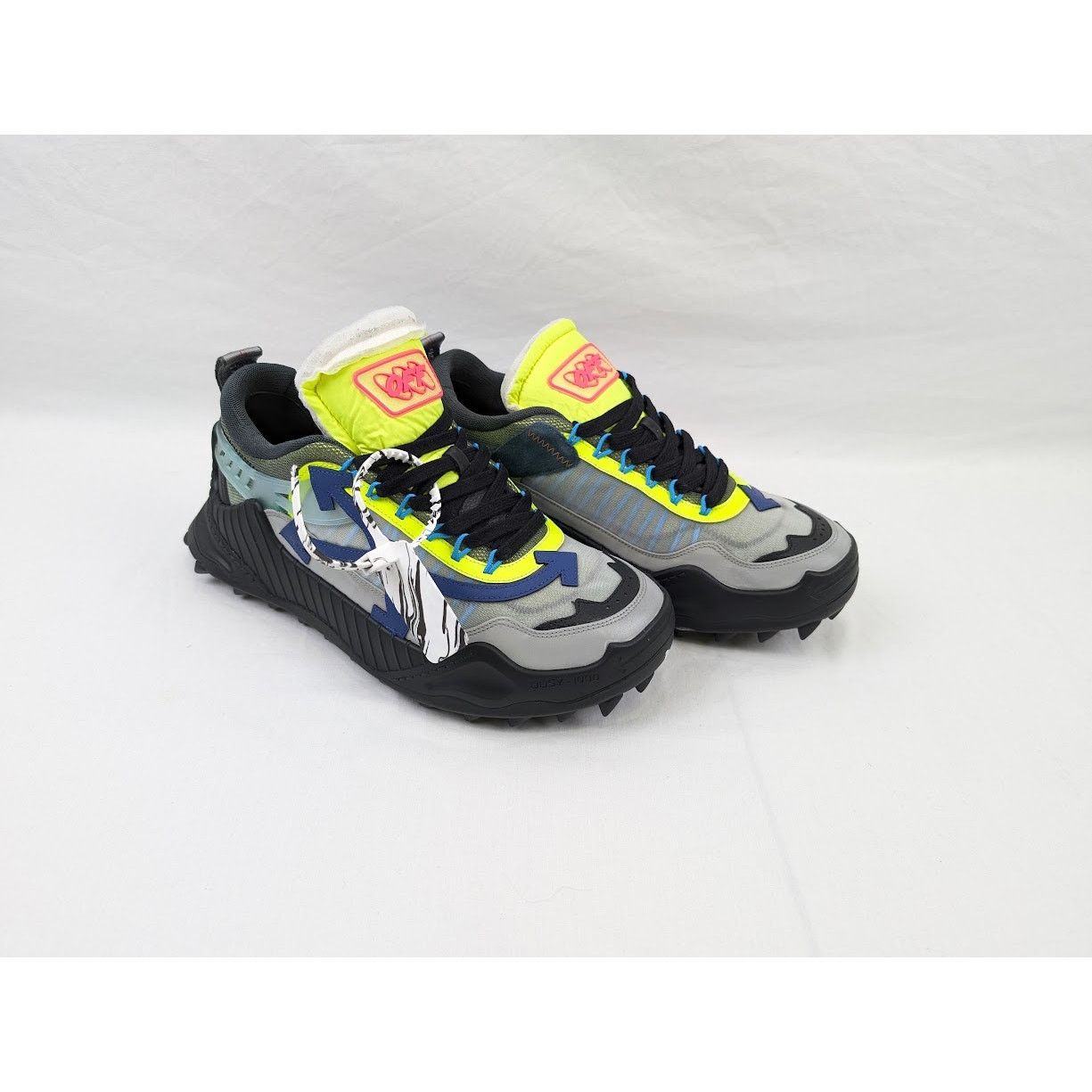 Off-White o1rshd1 Odsy 1000 Combo Sneakers in Black/Purple Size US 11 / EU 44 - 17 Thumbnail