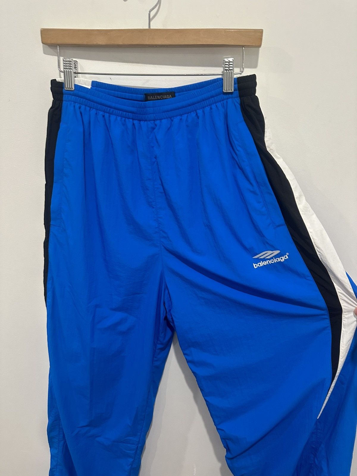 Balenciaga Balenciaga 3B Blue Windbreaker Sweatpants Size US 32 / EU 48 - 3 Thumbnail