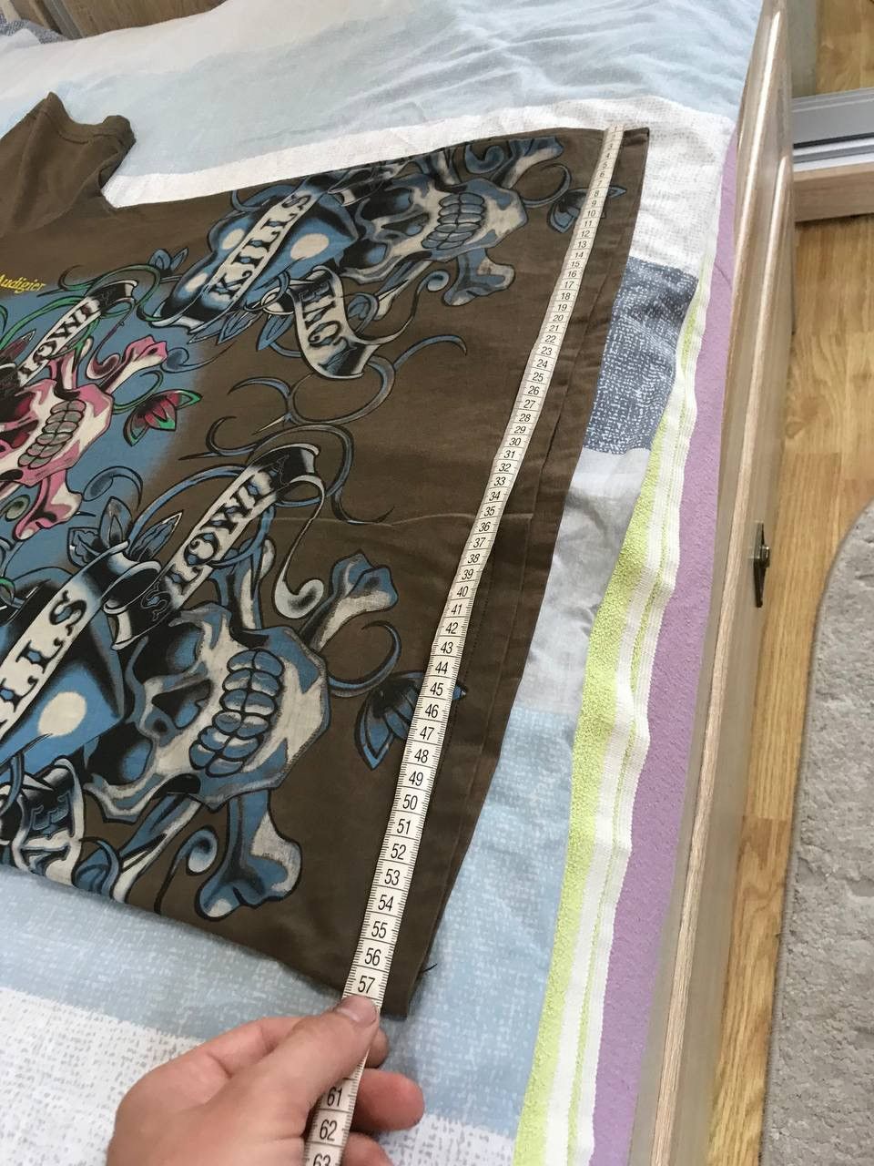 Ed Hardy 🔥 Ed Hardy Christian Audigier Made in USA Shirt Love Kills Size US XL / EU 56 / 4 - 16 Thumbnail