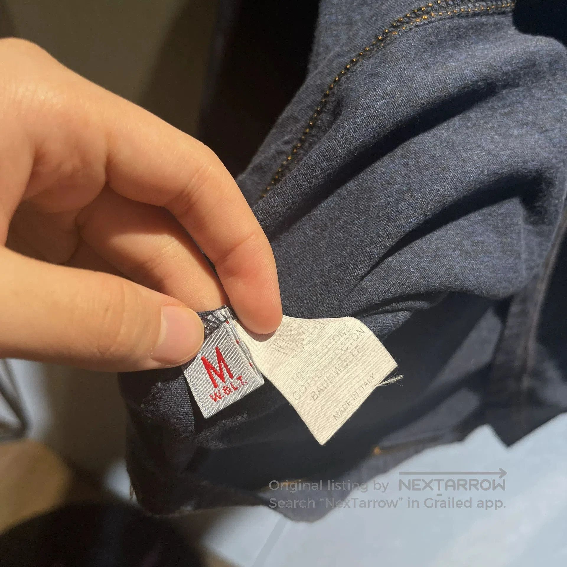 Walter Van Beirendonck long sleeve zippered shoulder top. Size US M / EU 48-50 / 2 - 7 Thumbnail
