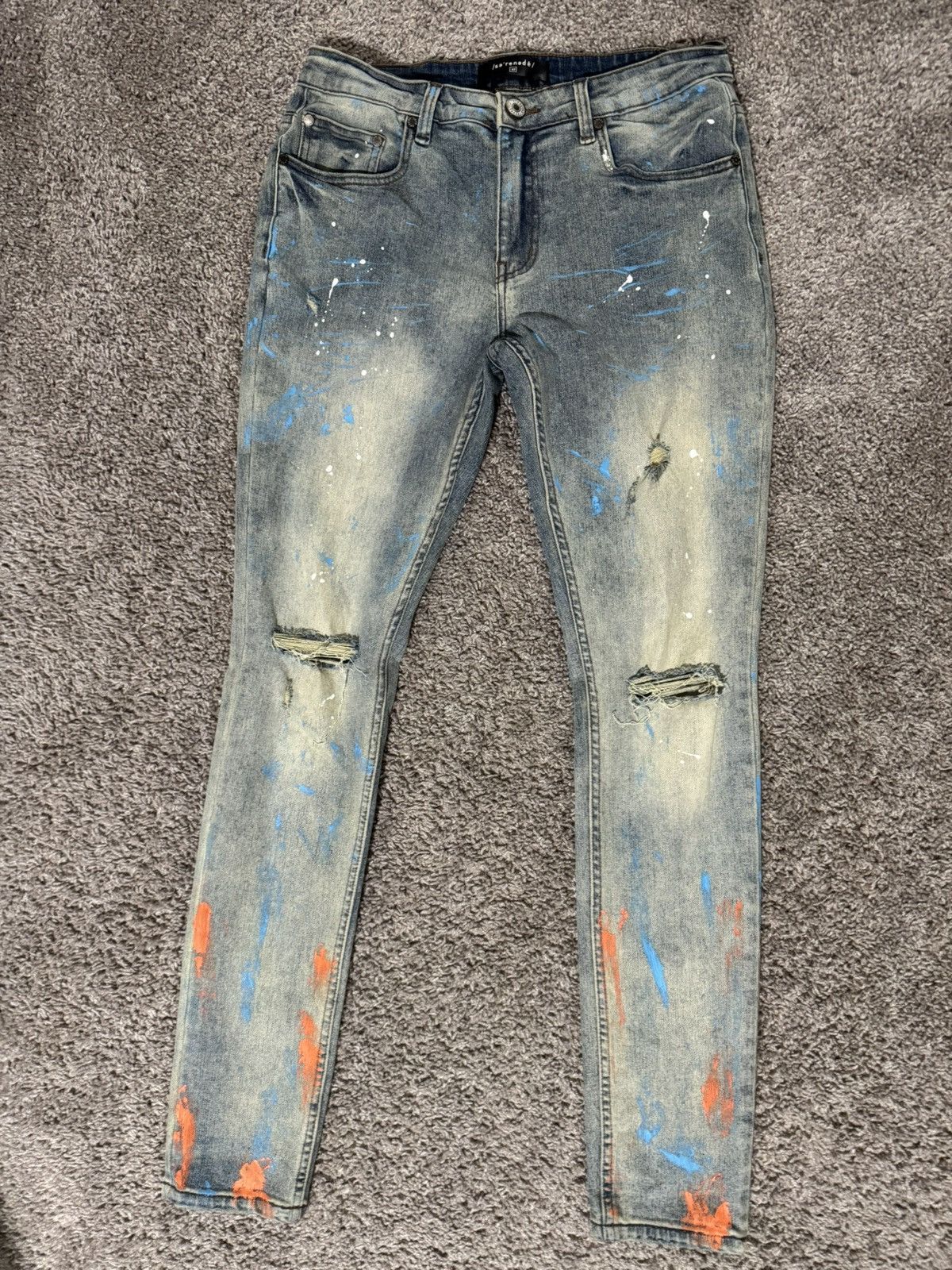 SERENEDE Splatter serenade jeans Size US 32 / EU 48 - 1 Thumbnail