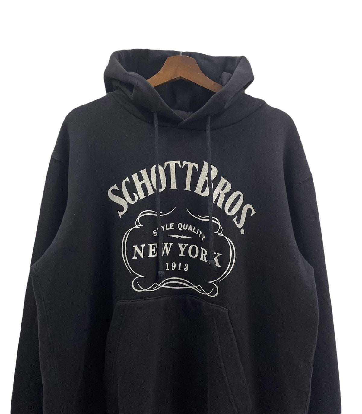 Avirex × Schott Vintage Schott NYC Hoodie Size US L / EU 52-54 / 3 - 4 Thumbnail