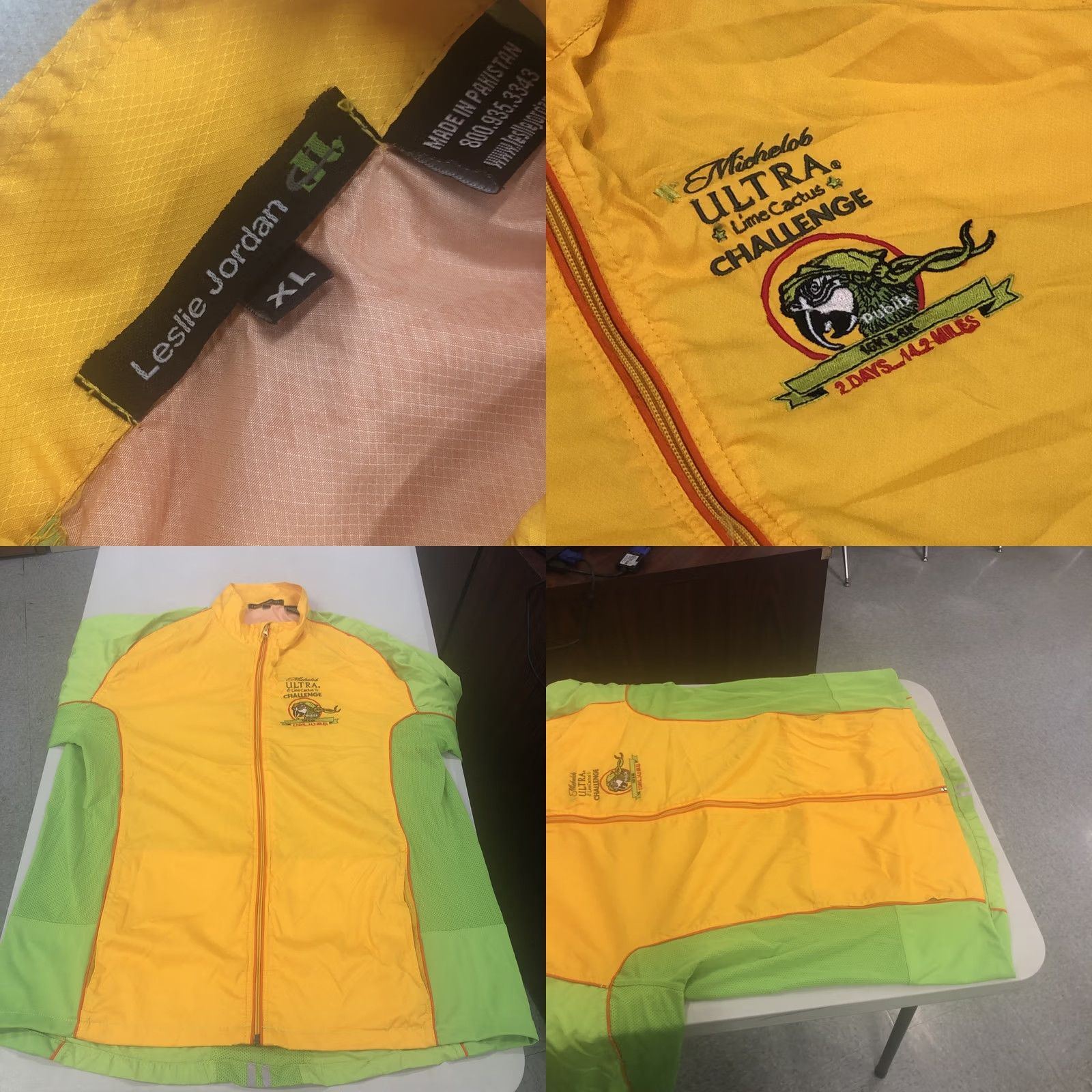 Jordan Brand VINTAGE XL Leslie Jordan Michelin Ultra Publix 2015 Gasparilla Men Windbreaker Jacket Size US XL / EU 56 / 4 - 8 Thumbnail