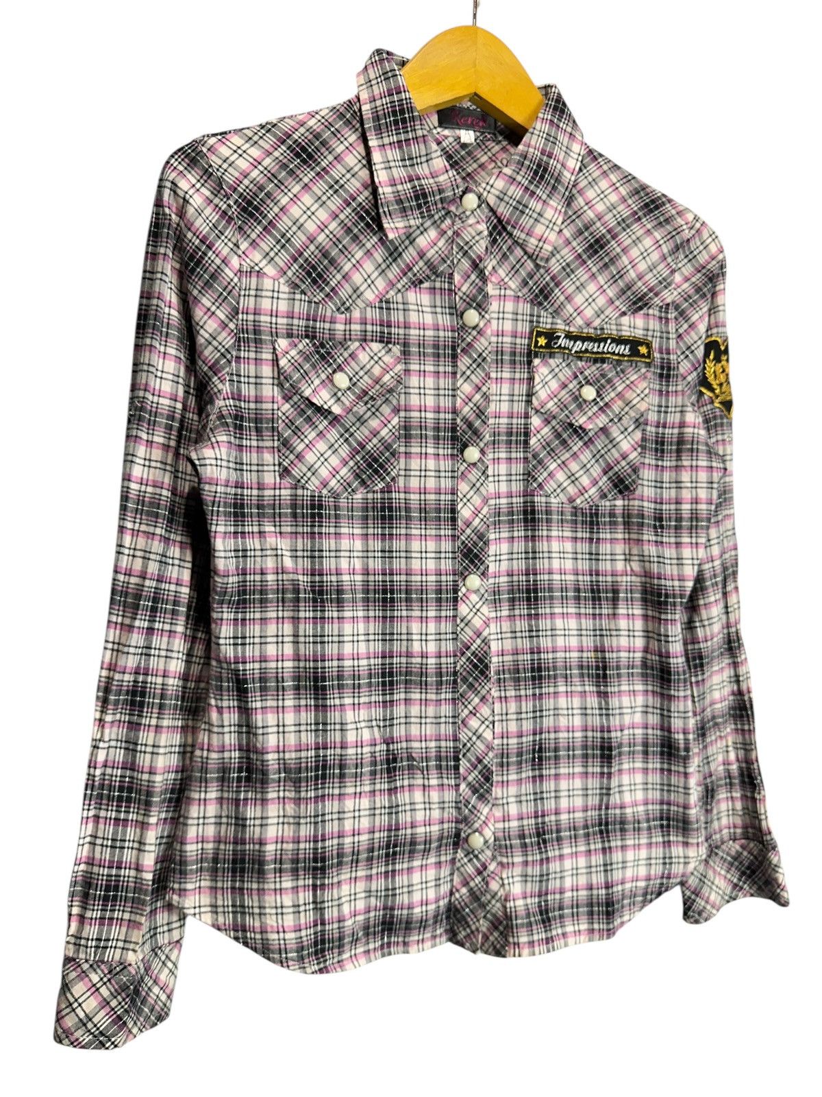 Hysteric Glamour PEACEFUL REREK POEM WESTERN SHIRT BUTTON HYSTERIC LGB STYLE Size S / US 4 / IT 40 - 5 Thumbnail