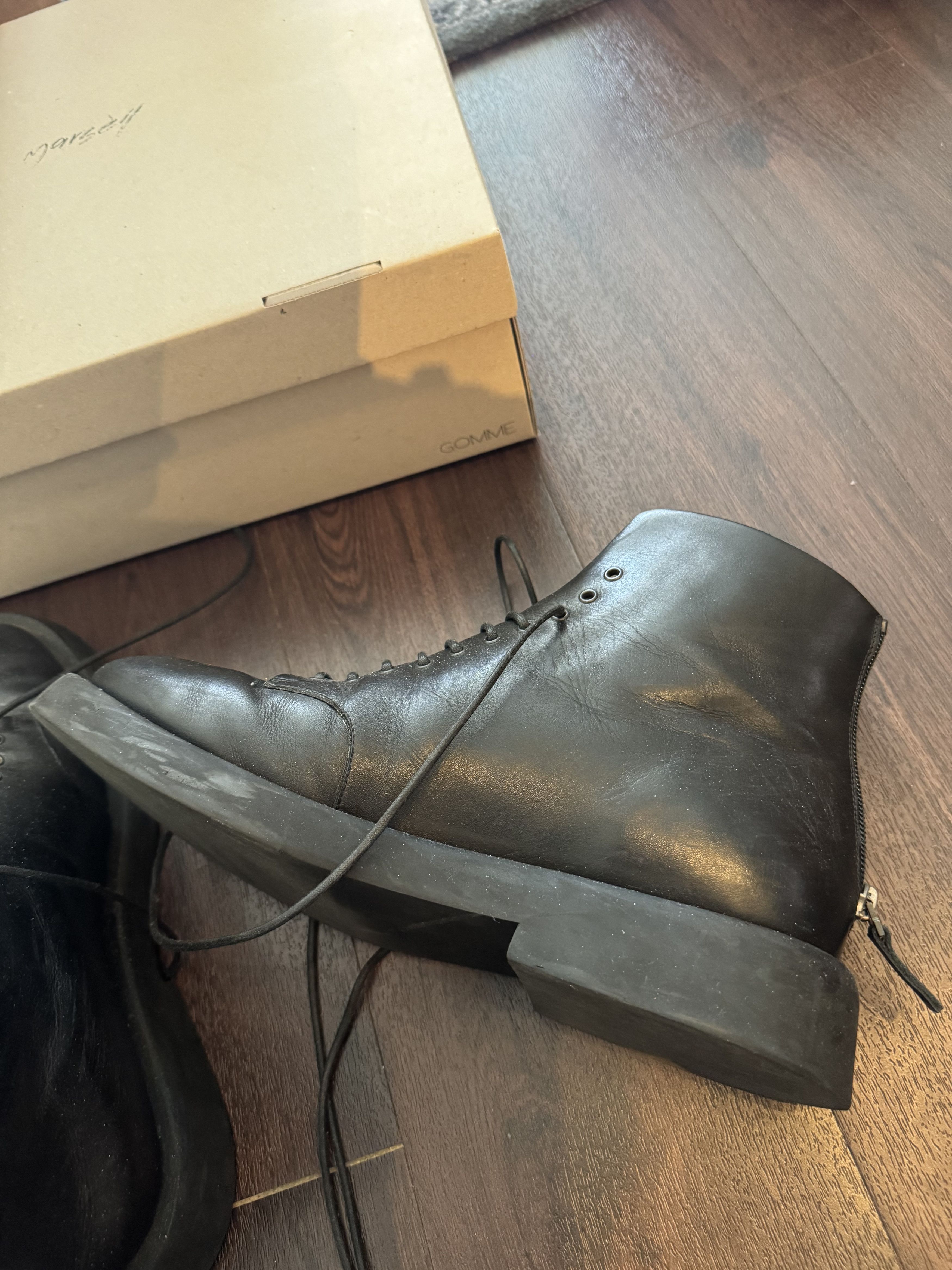 Marsell Black Gomme Gommello Boots Size US 9 / EU 42 - 4 Thumbnail