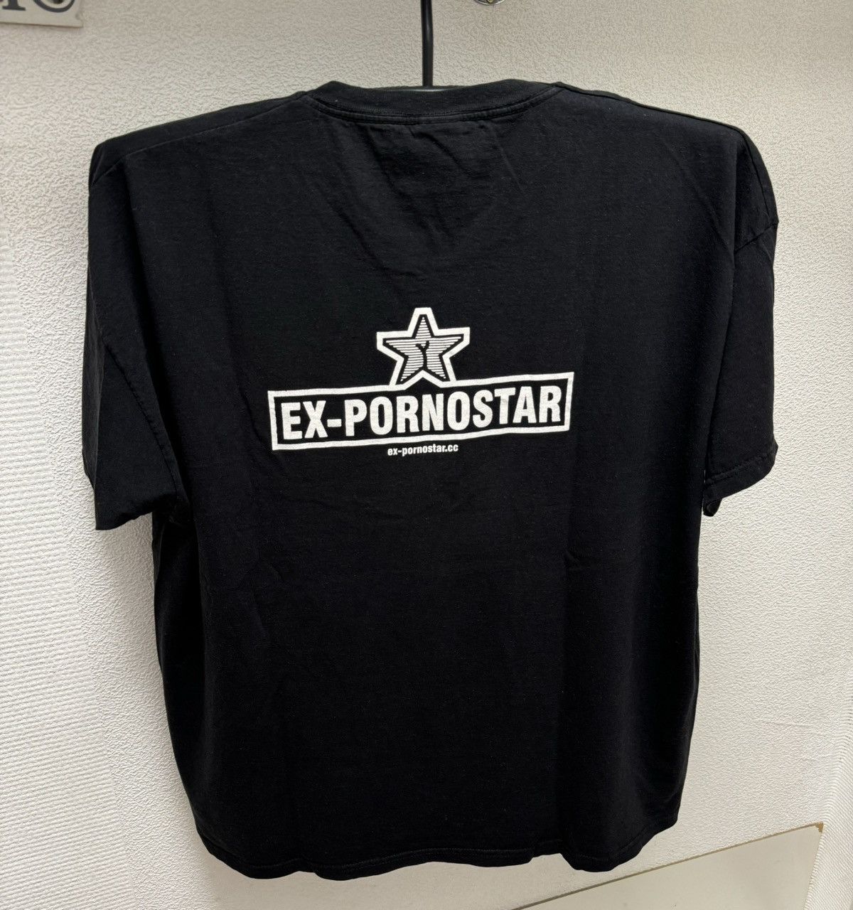 Band Tees Ex-Pornostar Pornostar vintage black t-shirt 2XL XXL Size US XXL / EU 58 / 5 - 5 Thumbnail