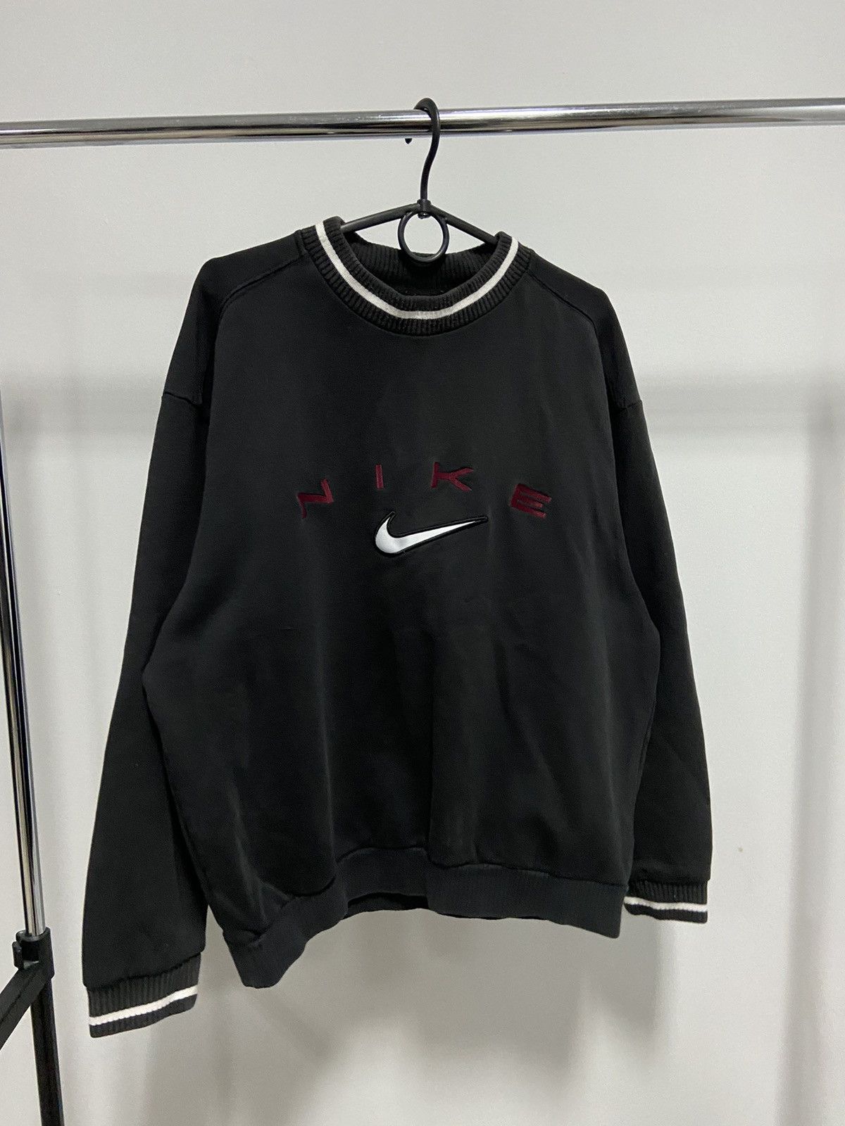 Nike × Vintage Nike big logo spell out swoosh sweatshirt vintage Size US M / EU 48-50 / 2 - 1 Thumbnail