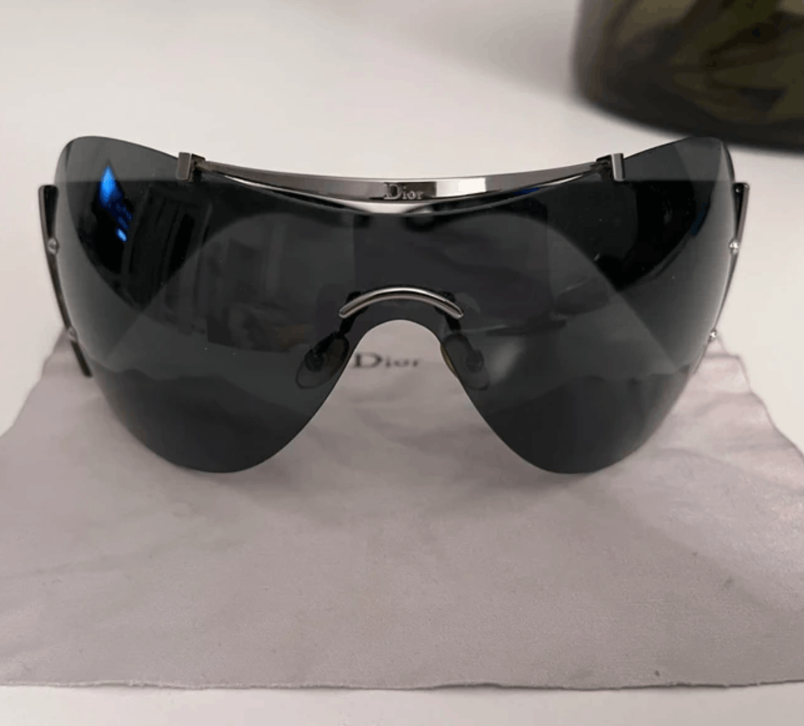 Dior DIOR Sunglasses Diorito 1 Wrap Shield Mask Ski Galliano Size ONE SIZE - 2 Thumbnail