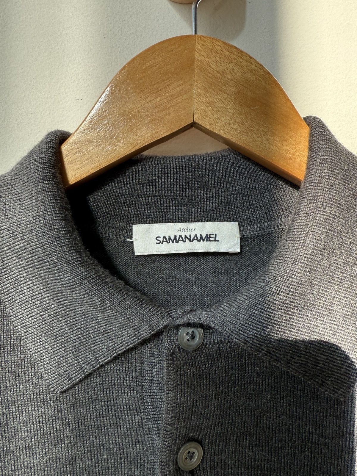 Stoffa Saman Amel Wool Polo Size US M / EU 48-50 / 2 - 3 Thumbnail