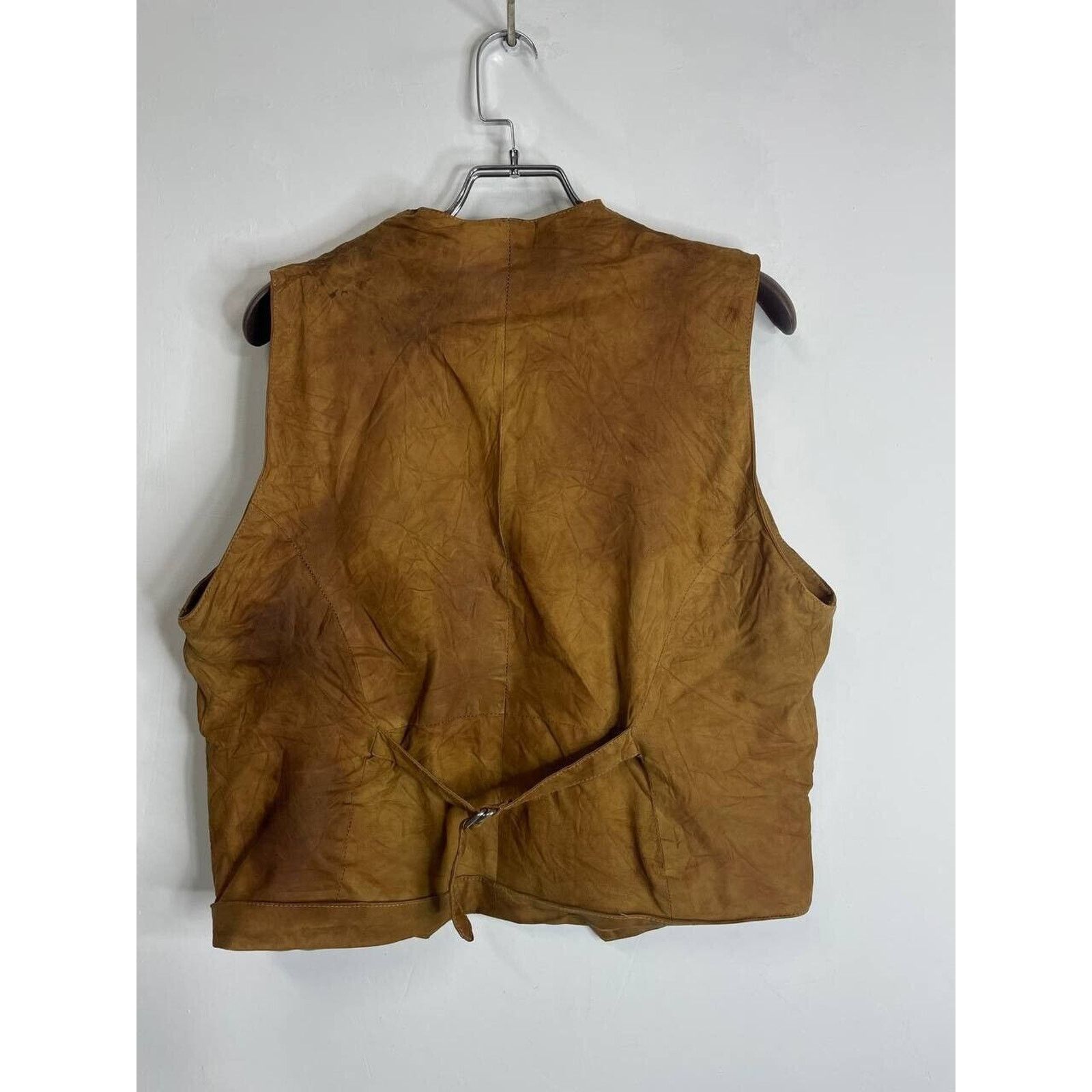 Vintage Men’s Vintage Suede Leather Vest Western Cowboy Waistcoat Size US M / EU 48-50 / 2 - 5 Thumbnail
