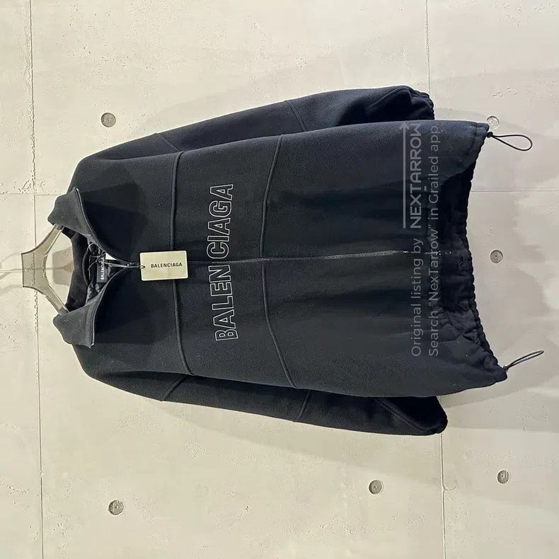 Balenciaga Balenciaga Black Fleece Cotton Padded Jacket Size US M / EU 48-50 / 2 - 1 Thumbnail