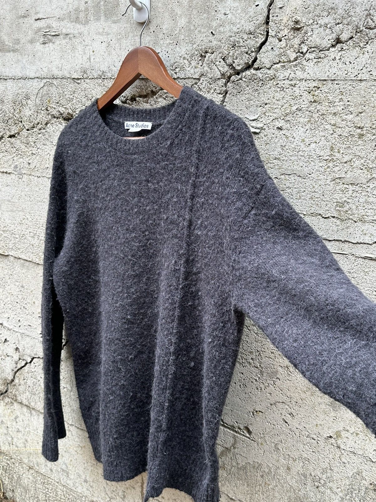 Acne Studios RARE GRAIL Acne Studios peele asymmetrical line sweater Size US M / EU 48-50 / 2 - 3 Thumbnail