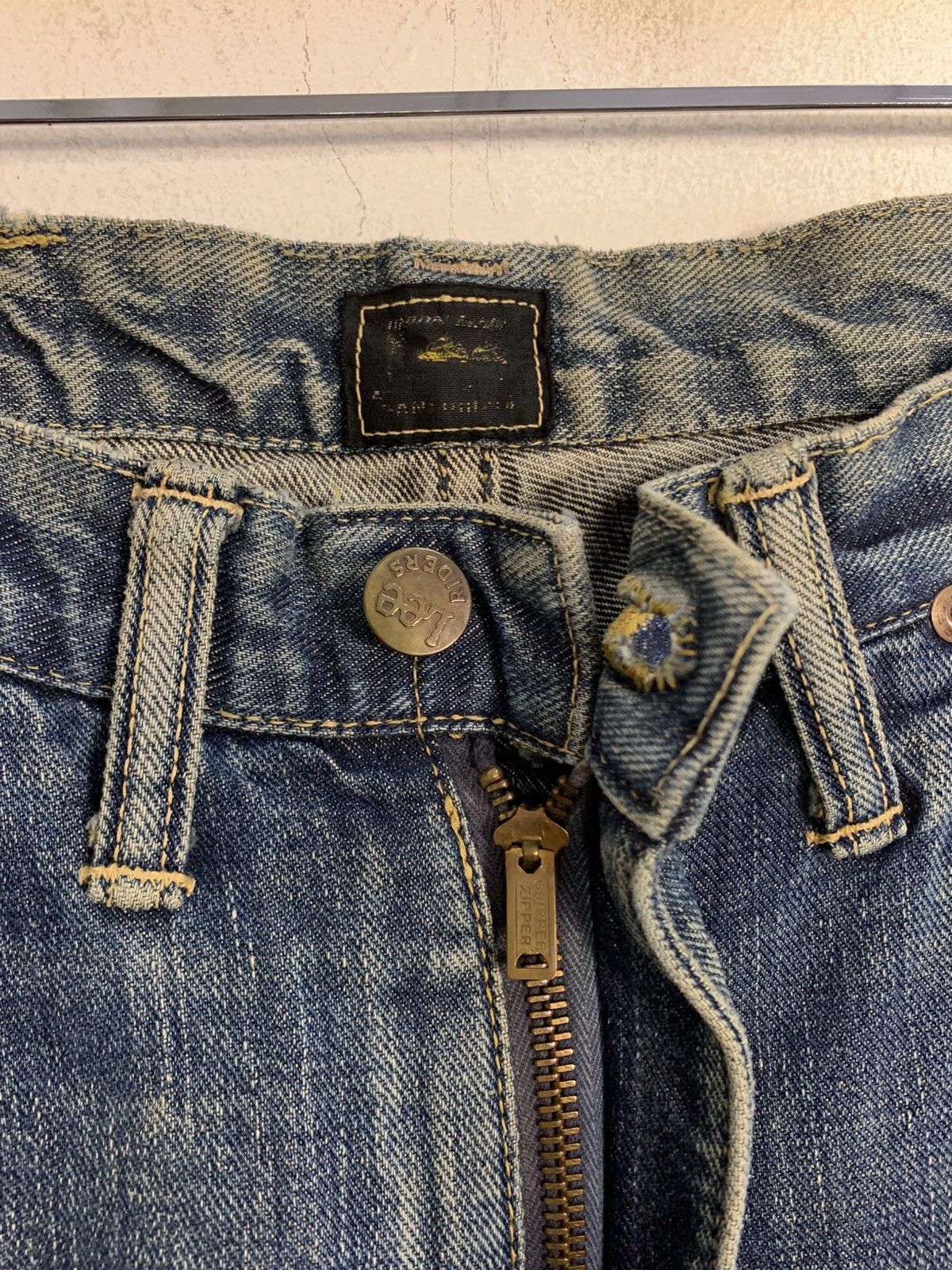 Lee Vintage Lee Indigo Selvedge Denim Jeans Straight Cut Size US 31 - 7 Thumbnail