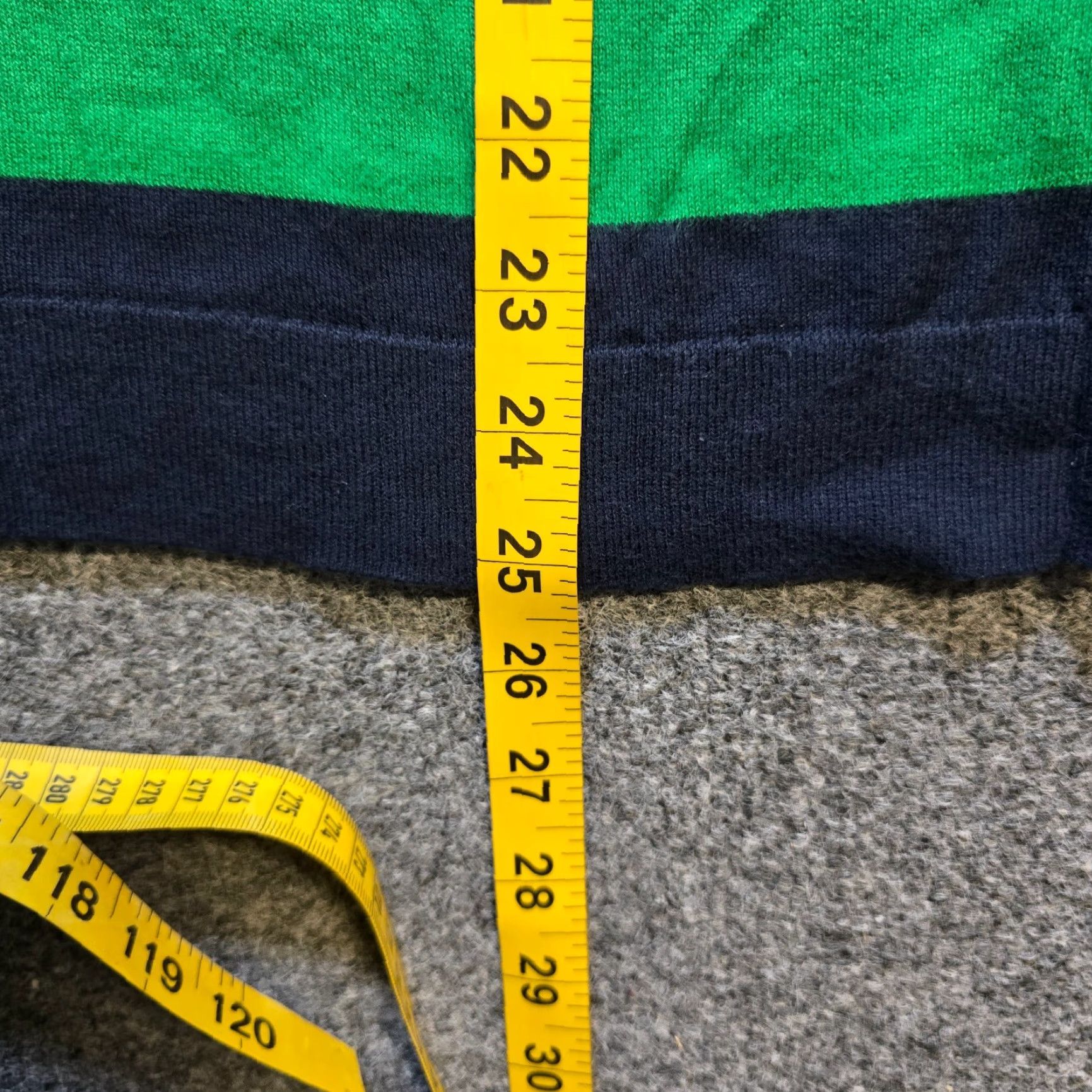 J.Crew J.CREW Sweater Womens XS Blue Green Rugby Stripe Knit Long Sleeve Preppy Crew Neck Pullover Lightweight Casual Regular Knit Fall Winter Spring Size XS / US 0-2 / IT 36-38 - 6 Thumbnail