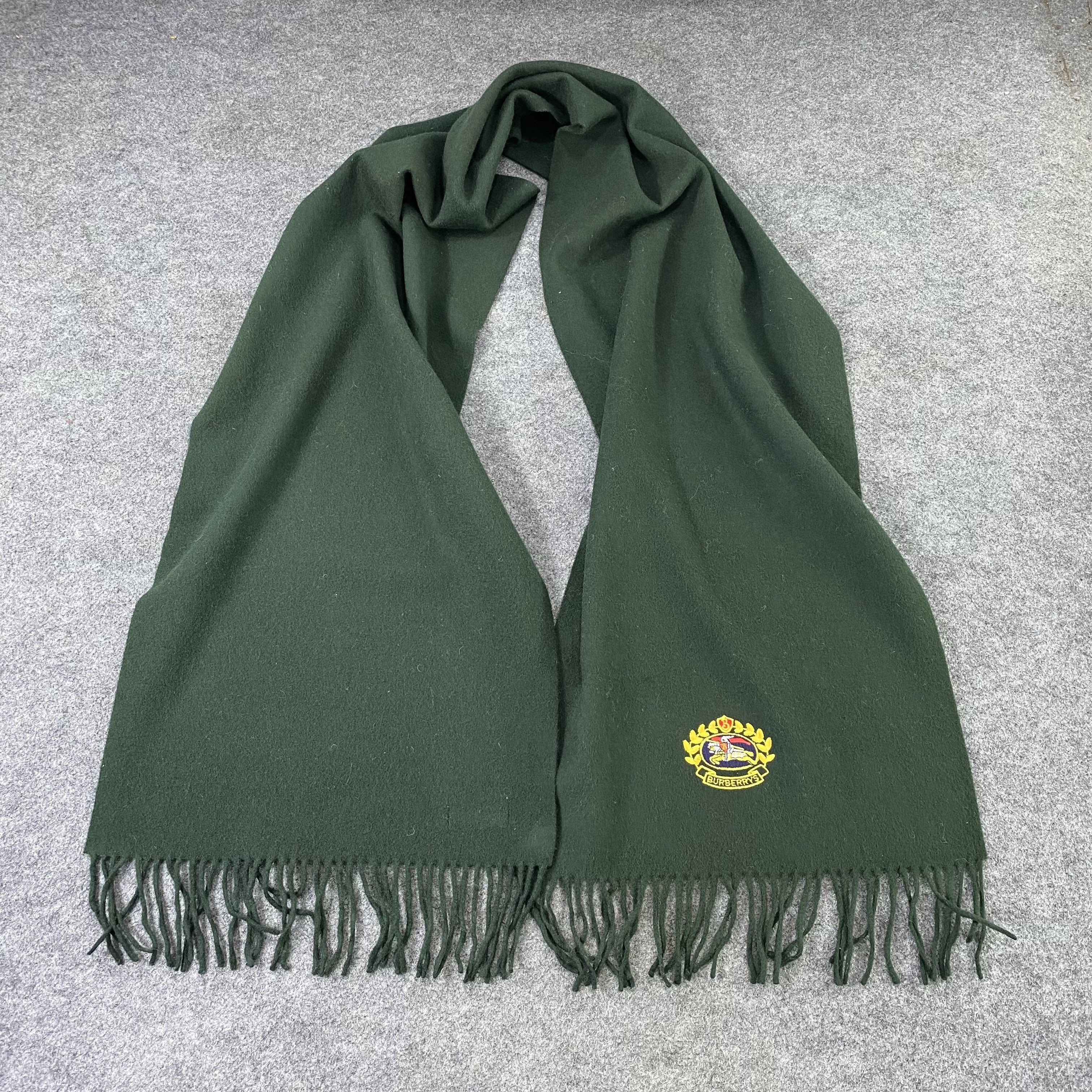 Burberry Burberry Lambswool Muffler / Scarf / Neckwear -K052 Size ONE SIZE - 1 Thumbnail
