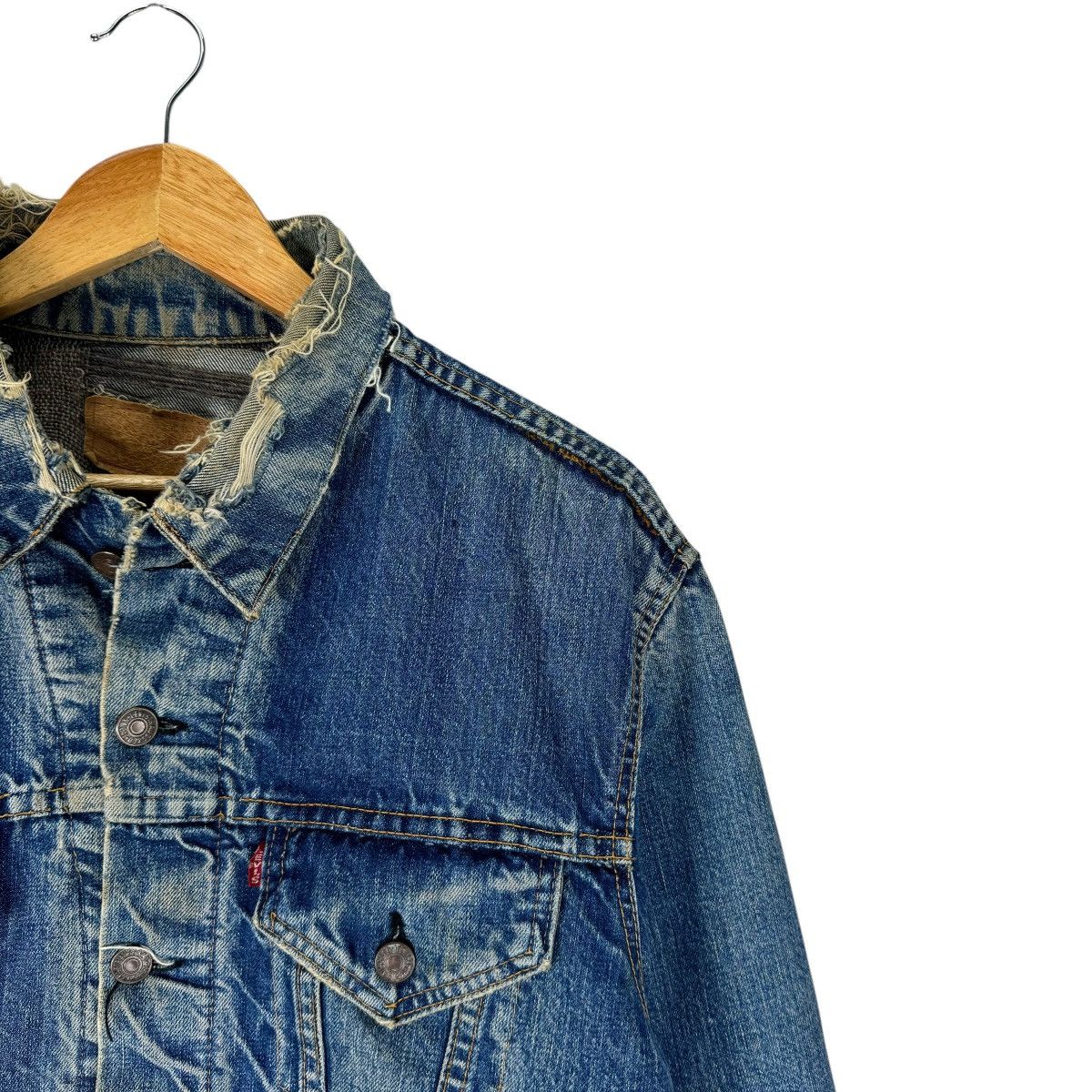 Levi's ⚡️60s LEVI’S BIG E TYPE 3 TRUCKER DENIM JEANS JACKET Size US L / EU 52-54 / 3 - 8 Thumbnail