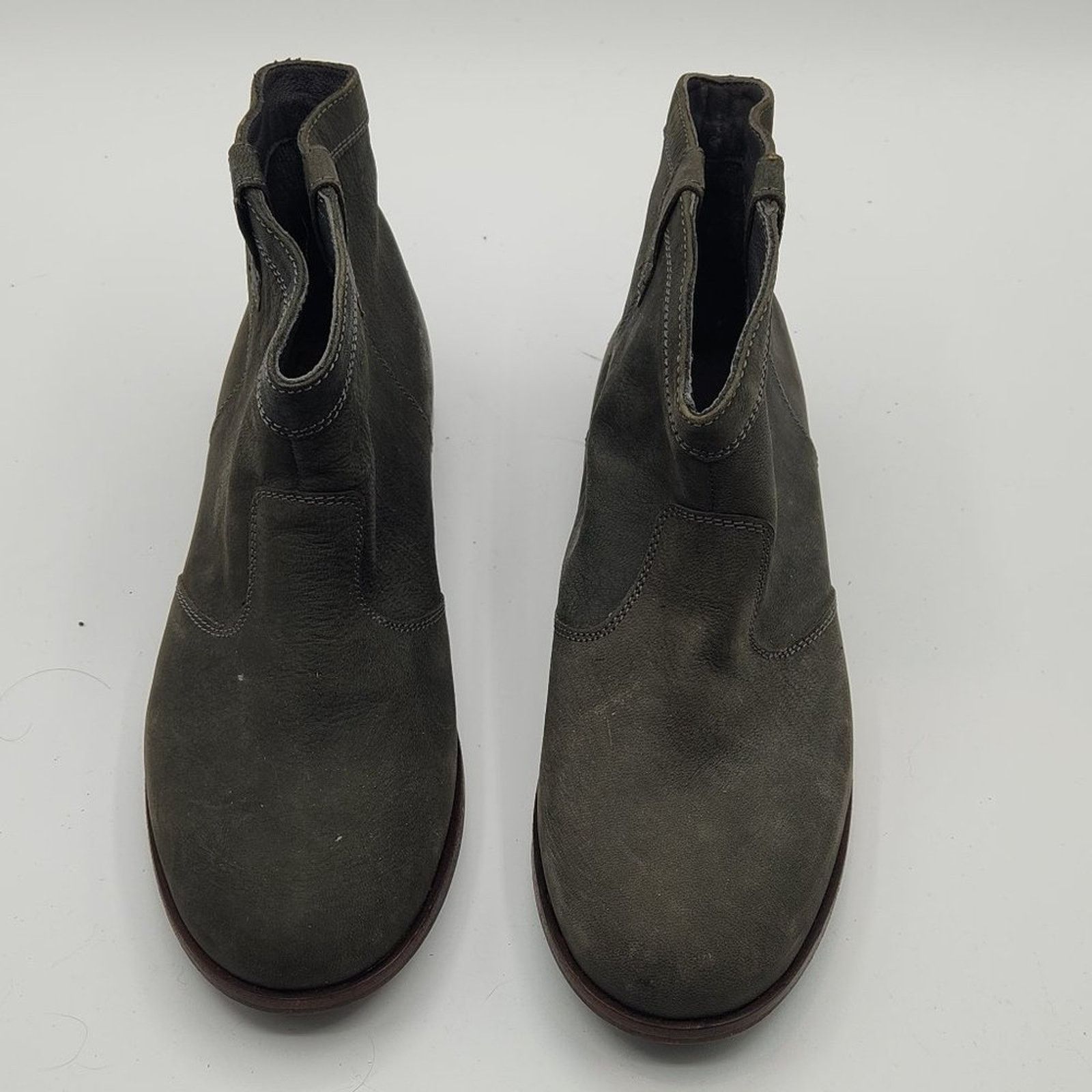 Camper Green Slip-on Ankle Boots by Camper Size US 8 / IT 38 - 1 Thumbnail