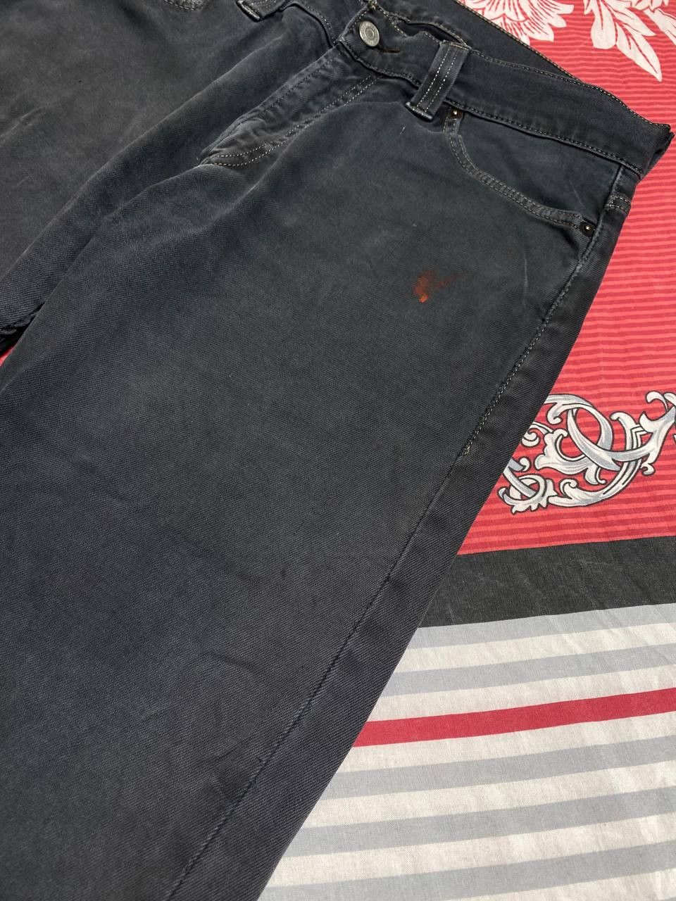 Levi's × Vintage Vintage Levis 506 Black Jeans Levi's Faded Denim Size US 32 / EU 48 - 12 Thumbnail