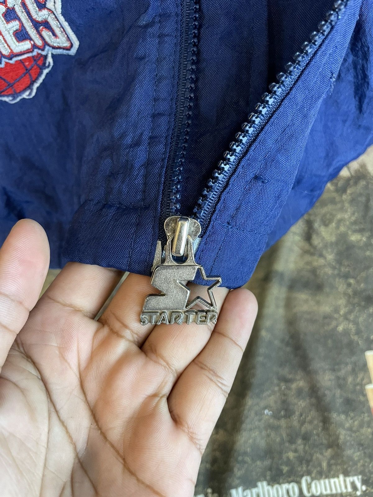 NBA × Starter × Vintage Vintage Nba rocket Starter Jacket Hoodies Size US L / EU 52-54 / 3 - 2 Thumbnail