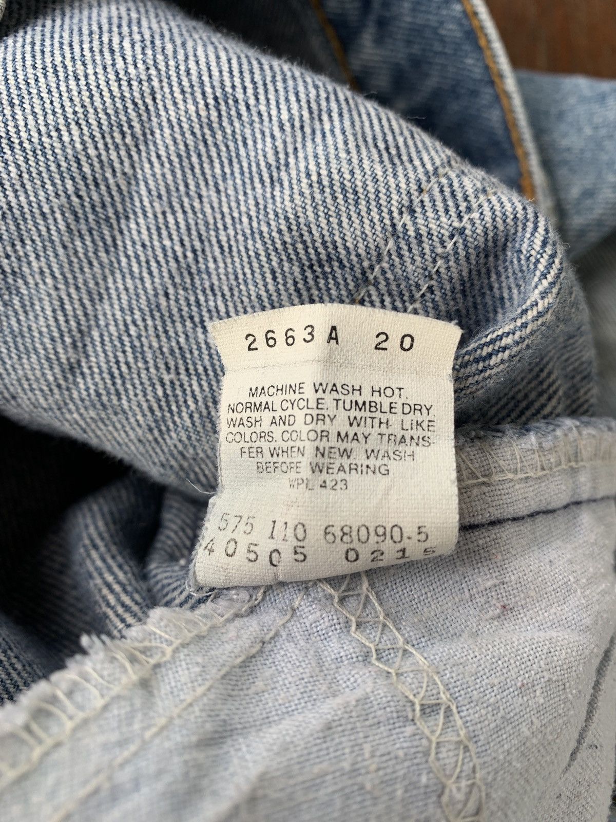 Levi's Vintage Clothing Vintage Levi’s 505 orange tab washed denim pants Size US 32 / EU 48 - 7 Thumbnail